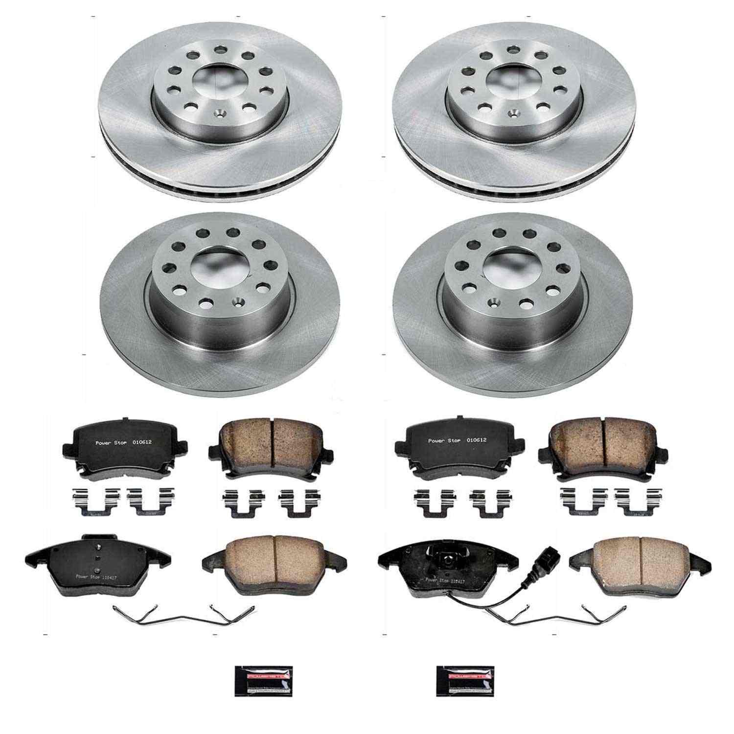 Power Stop 2010 Volkswagen Golf Front & Rear Autospecialty Brake Kit
