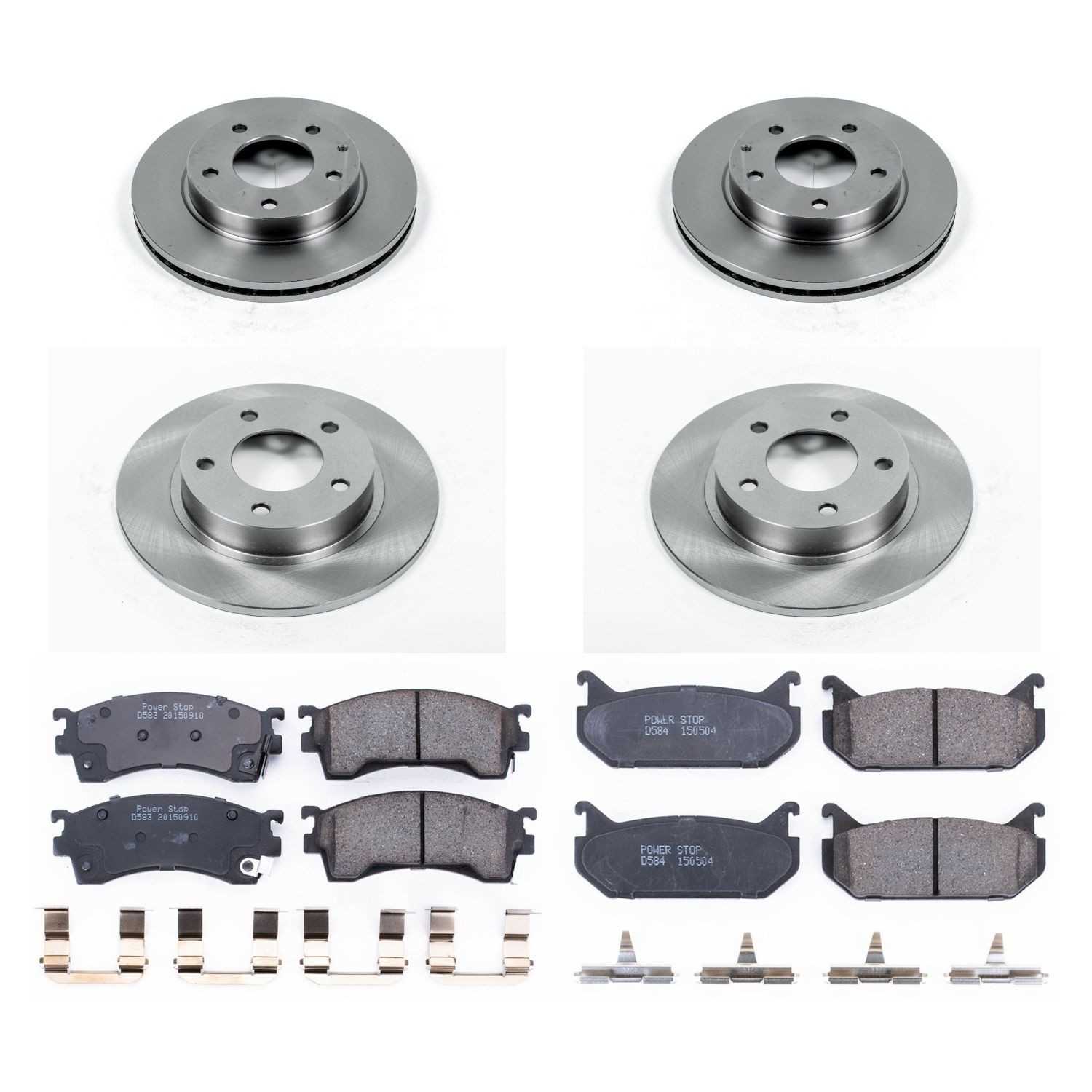Power Stop 93-97 Ford Probe Front & Rear Autospecialty Brake Kit