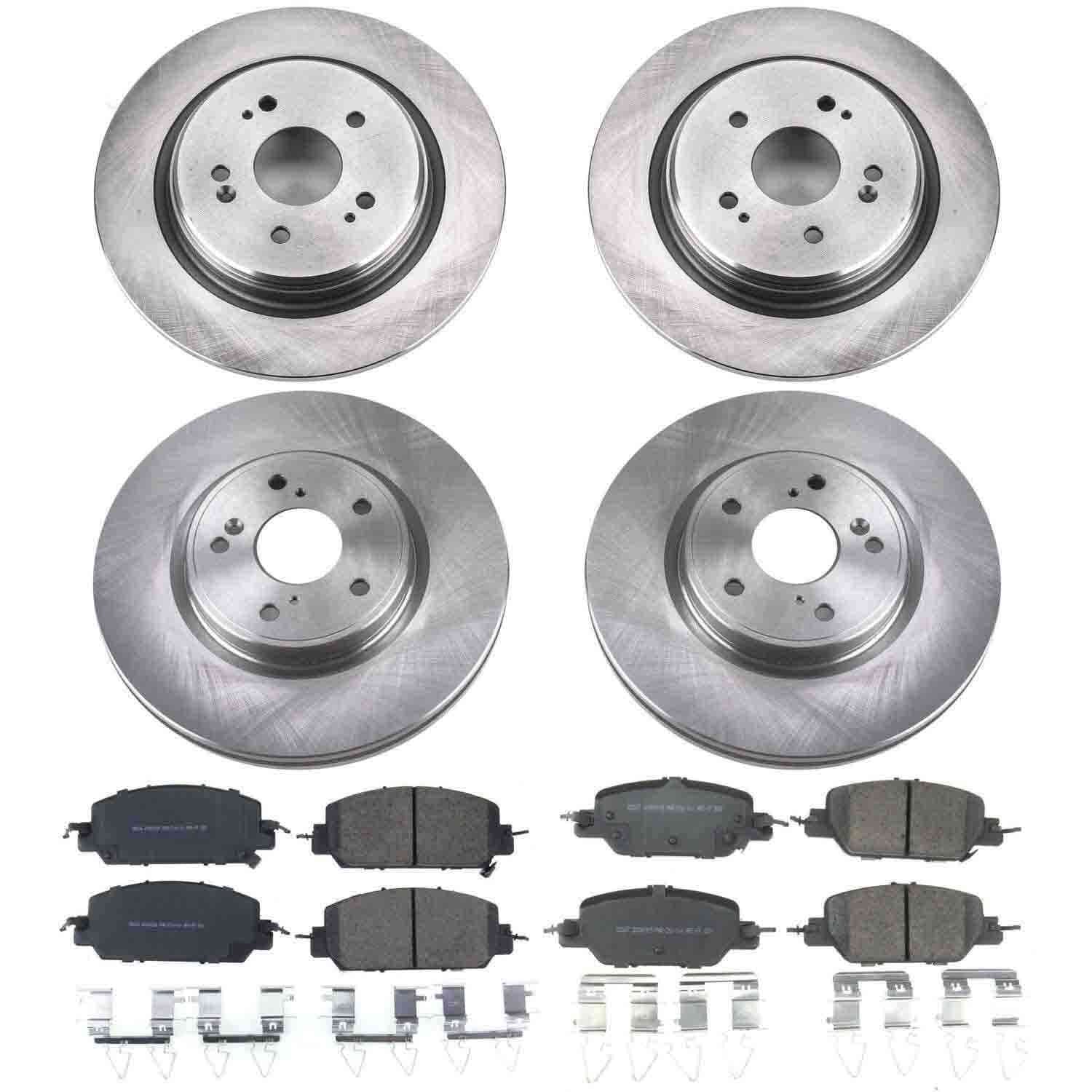 Power Stop 17-18 Honda CR-V Front & Rear Autospecialty Brake Kit