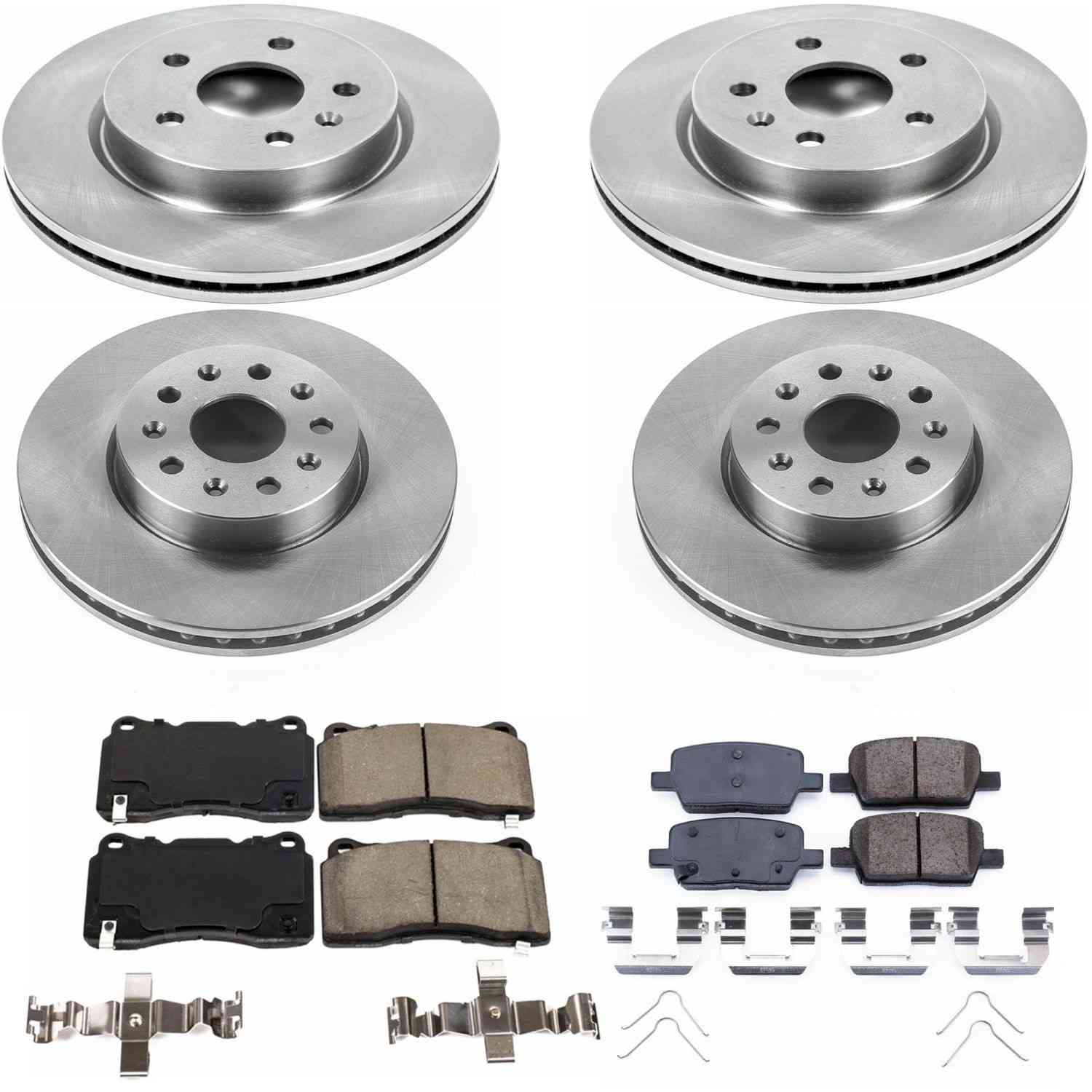 Power Stop 16-18 Cadillac CT6 Front & Rear Autospecialty Brake Kit