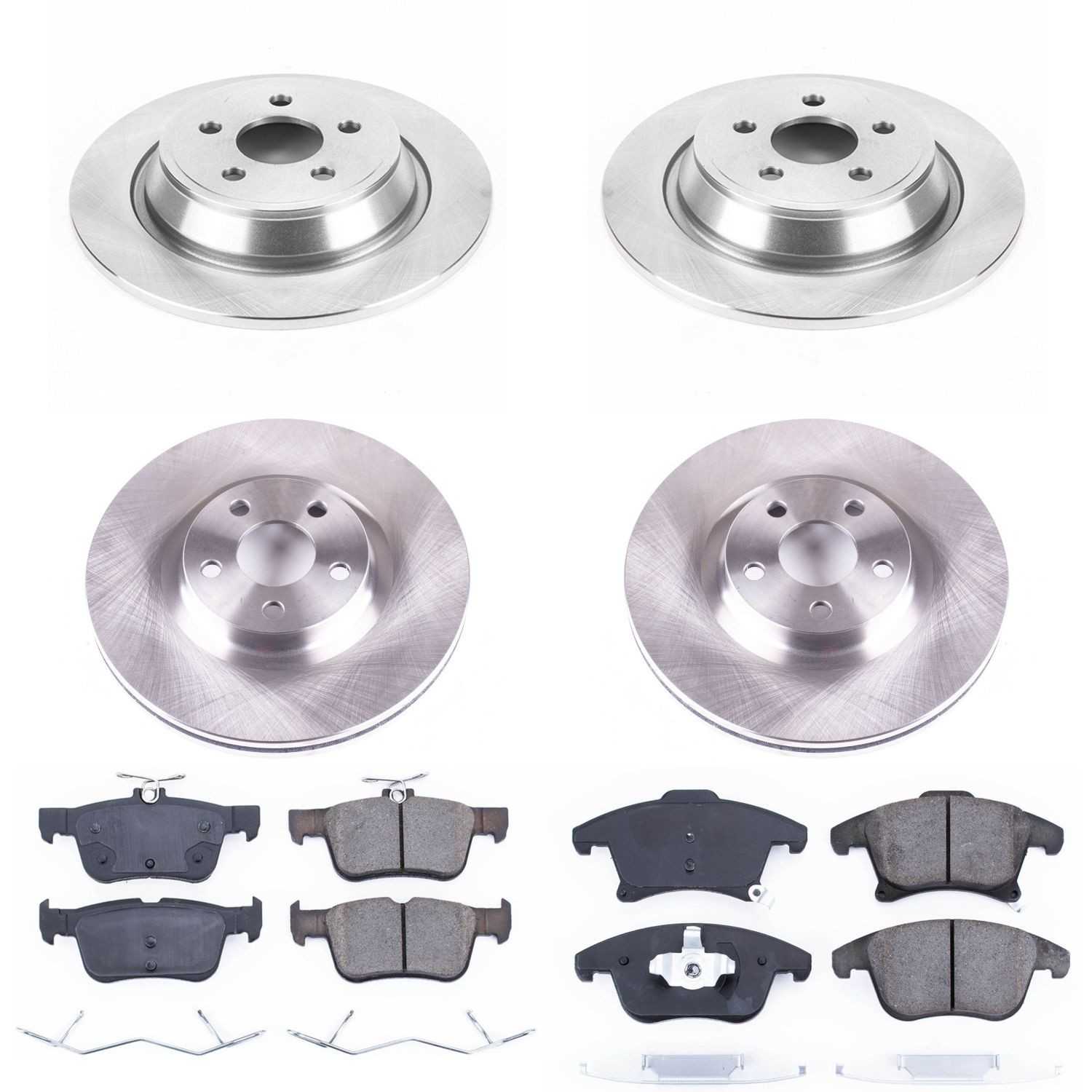 Power Stop 17-19 Lincoln MKZ Front & Rear Autospecialty Brake Kit