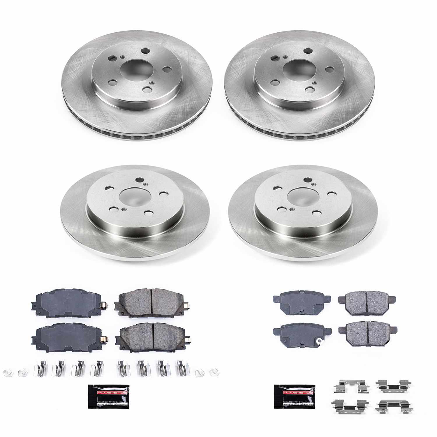Power Stop 2018 Toyota Prius Prime Front & Rear Autospecialty Brake Kit