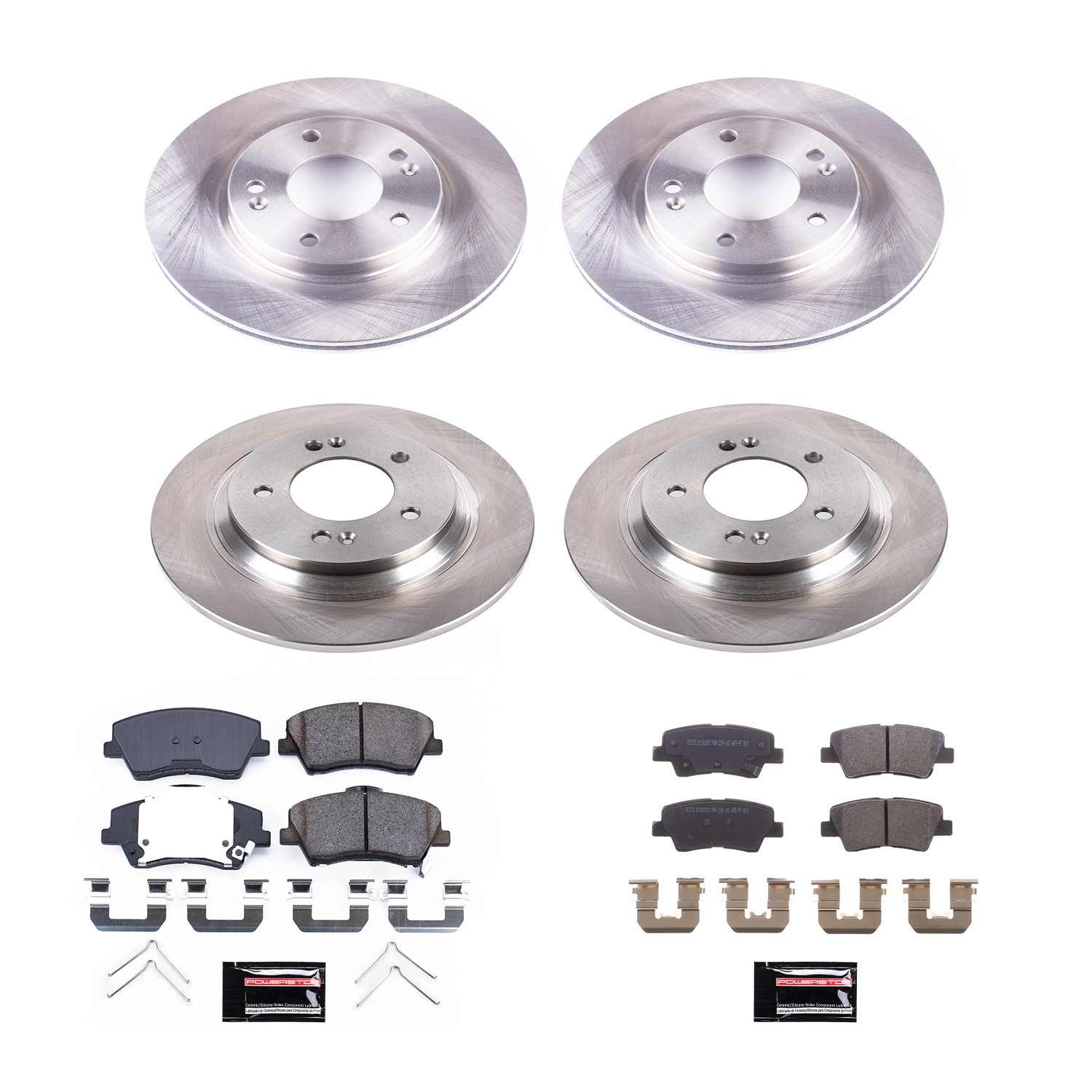Power Stop 2017 Hyundai Ioniq Front & Rear Autospecialty Brake Kit