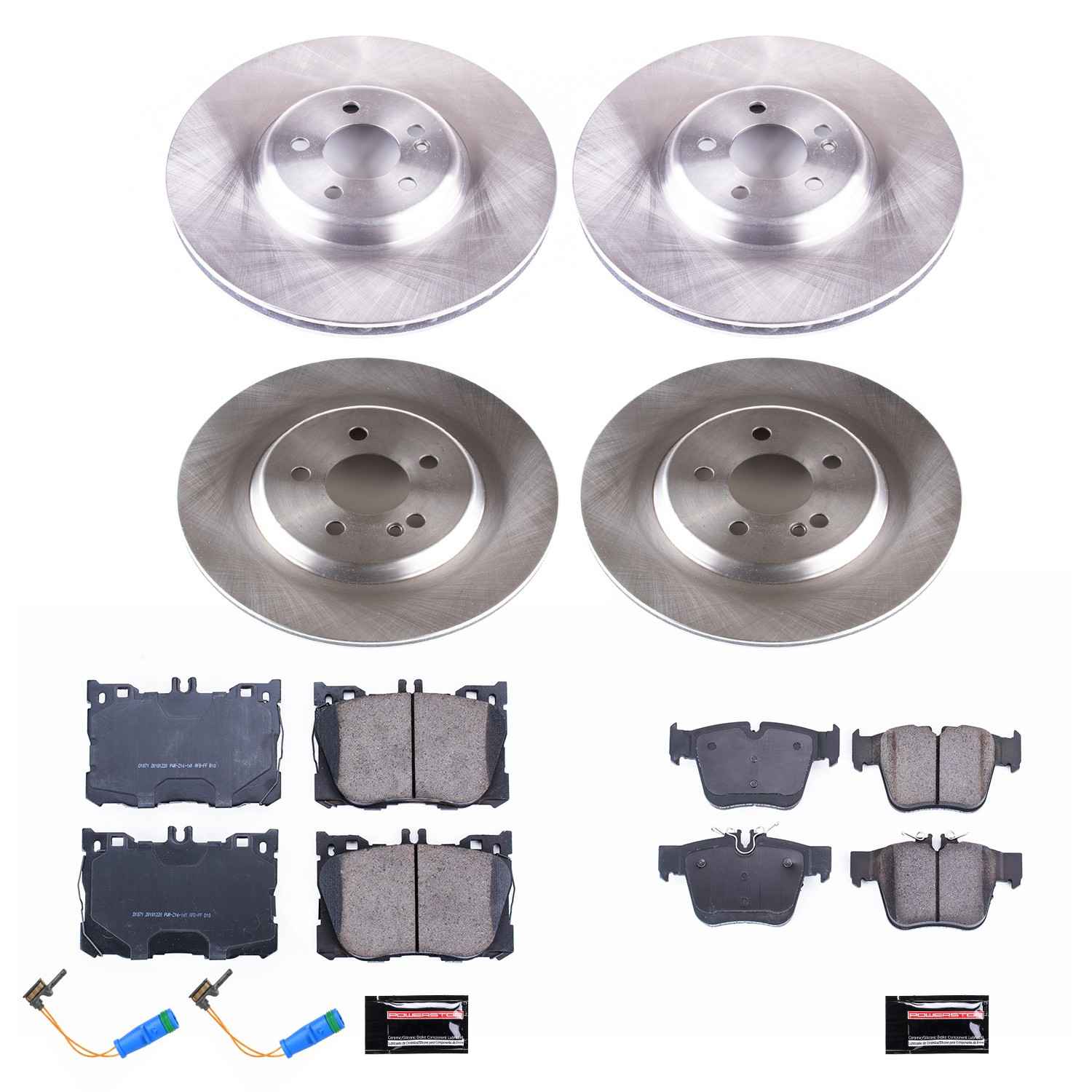 Power Stop 2018 Mercedes-Benz C43 AMG Front & Rear Autospecialty Brake Kit