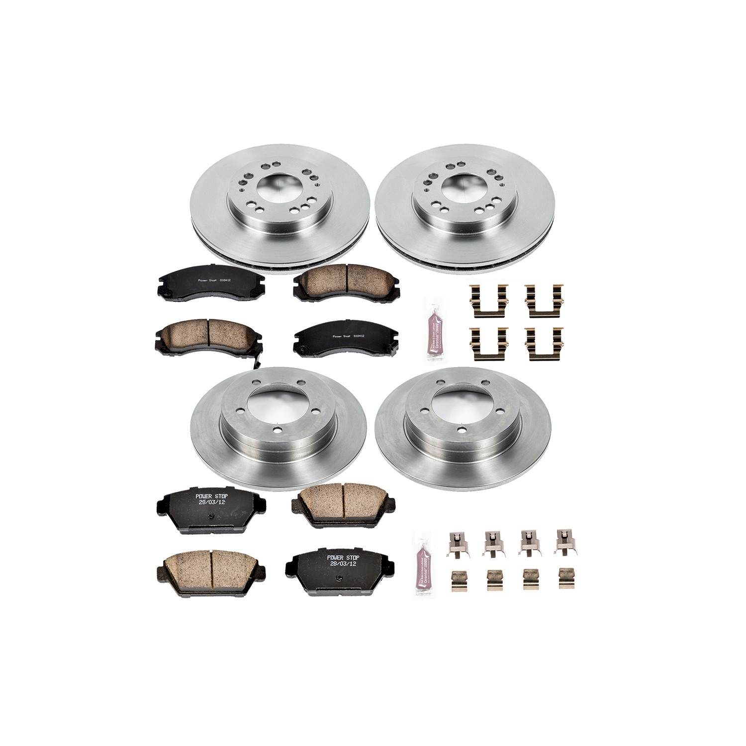 Power Stop 1993 Eagle Talon Front & Rear Autospecialty Brake Kit