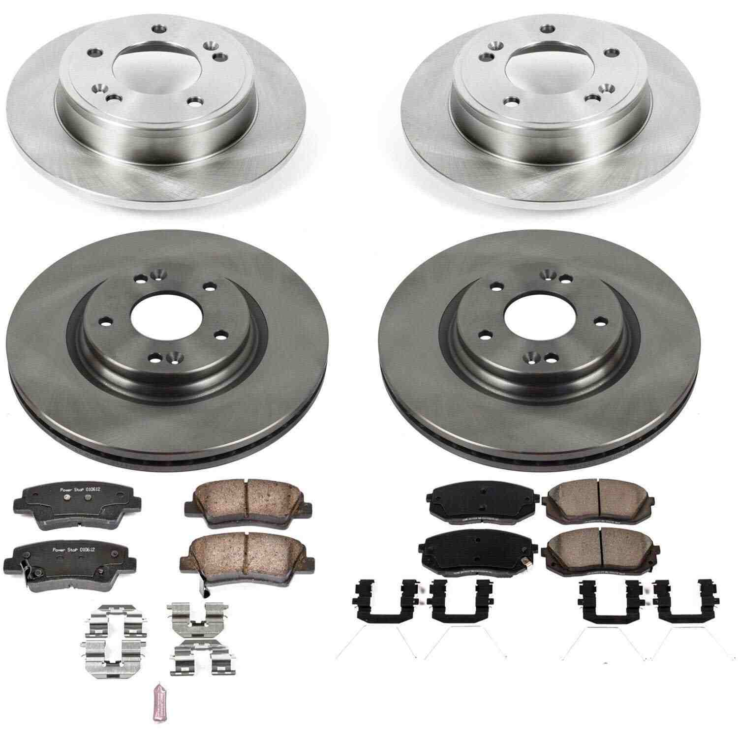 Power Stop 17-19 Kia Soul Front & Rear Autospecialty Brake Kit