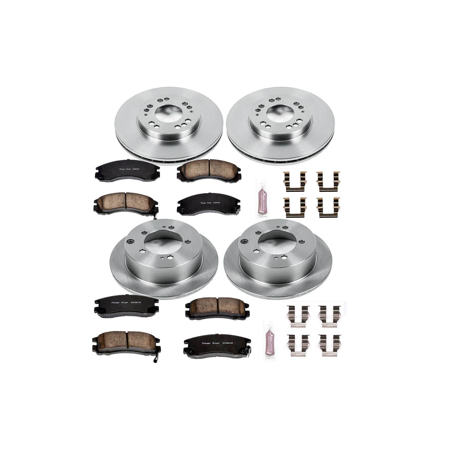 Power Stop 95-97 Eagle Talon Front & Rear Autospecialty Brake Kit