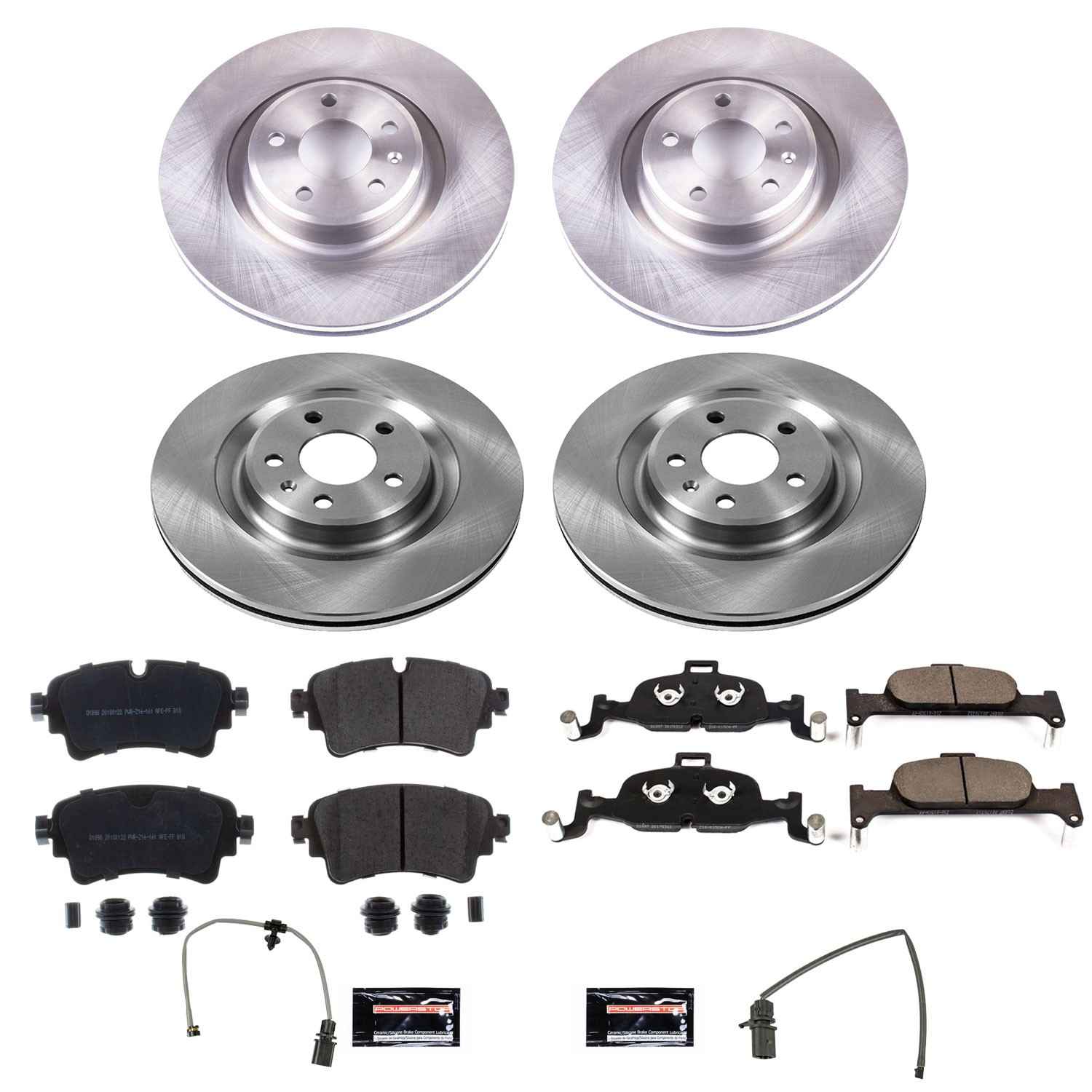 Power Stop 2018 Audi Q5  Front & Rear Autospecialty Brake Kit