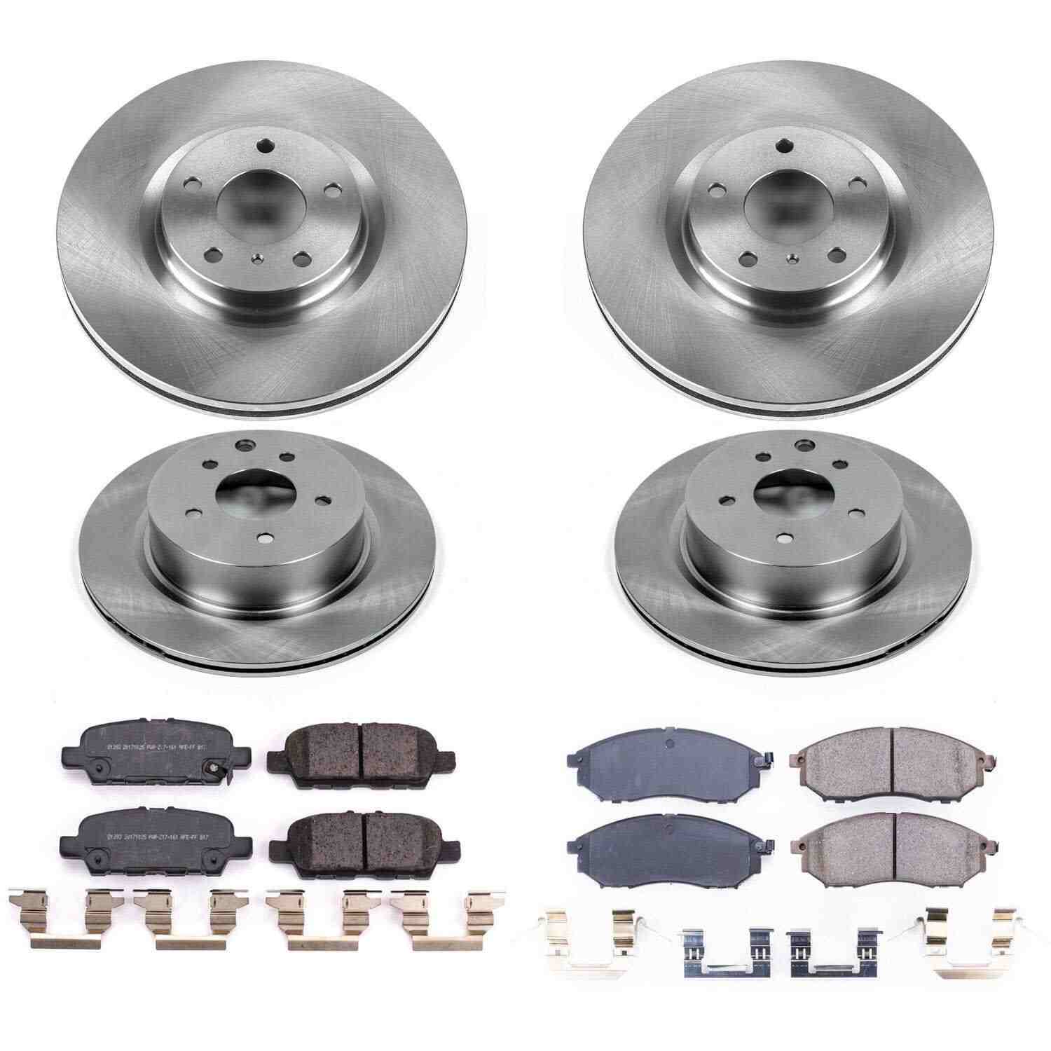 Power Stop 18-19 Nissan 370Z Front & Rear Autospecialty Brake Kit