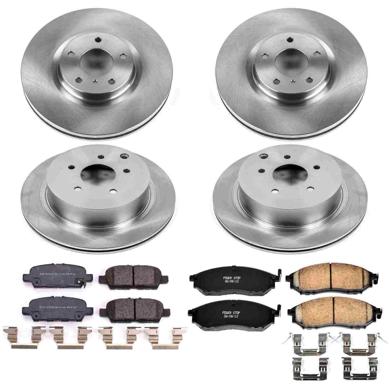 Power Stop 18-19 Infiniti Q70 Front & Rear Autospecialty Brake Kit