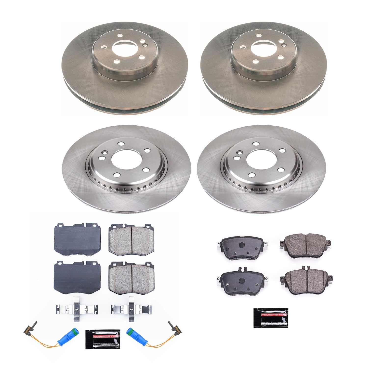 Power Stop 2017 Mercedes-Benz E300 Front & Rear Autospecialty Brake Kit