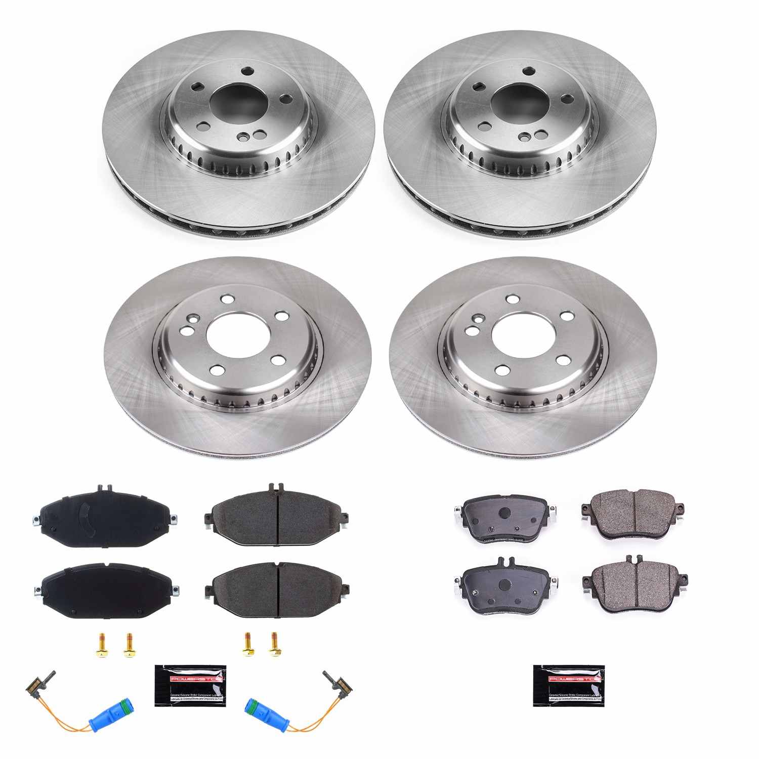 Power Stop 2018 Mercedes-Benz E300 Front & Rear Autospecialty Brake Kit