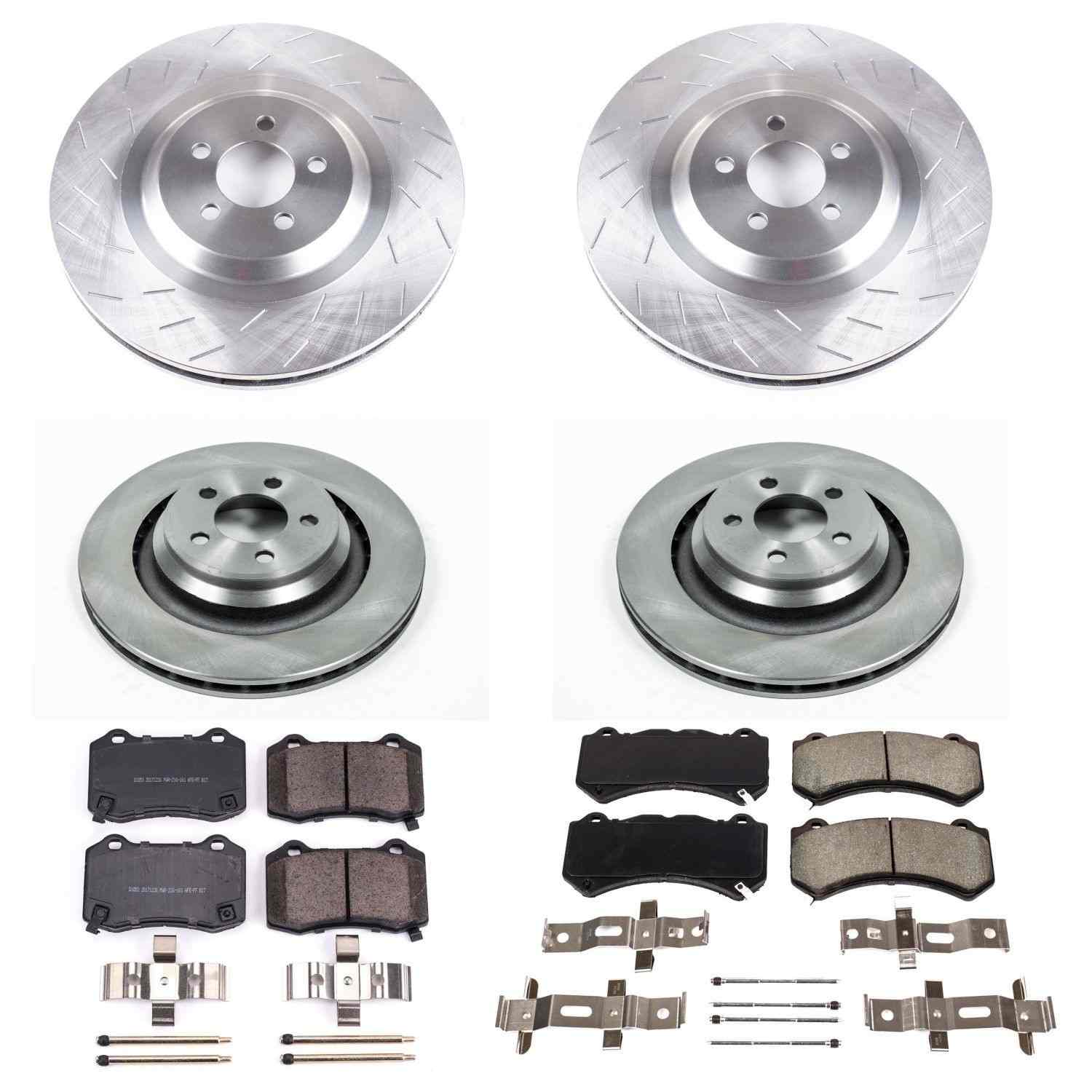 Power Stop 15-20 Dodge Challenger Front & Rear Autospecialty Brake Kit