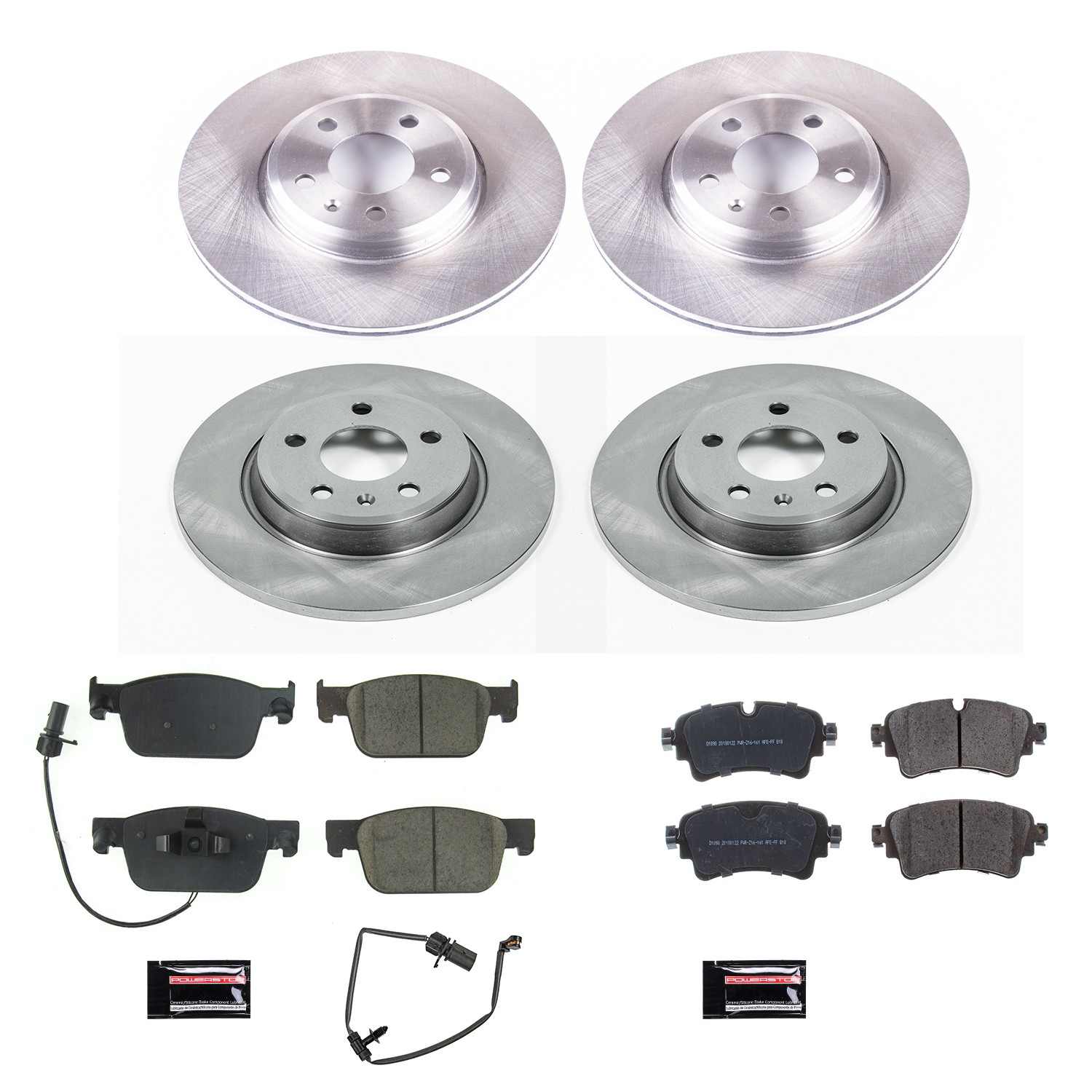 Power Stop 2019 Audi A4 Front & Rear Autospecialty Brake Kit