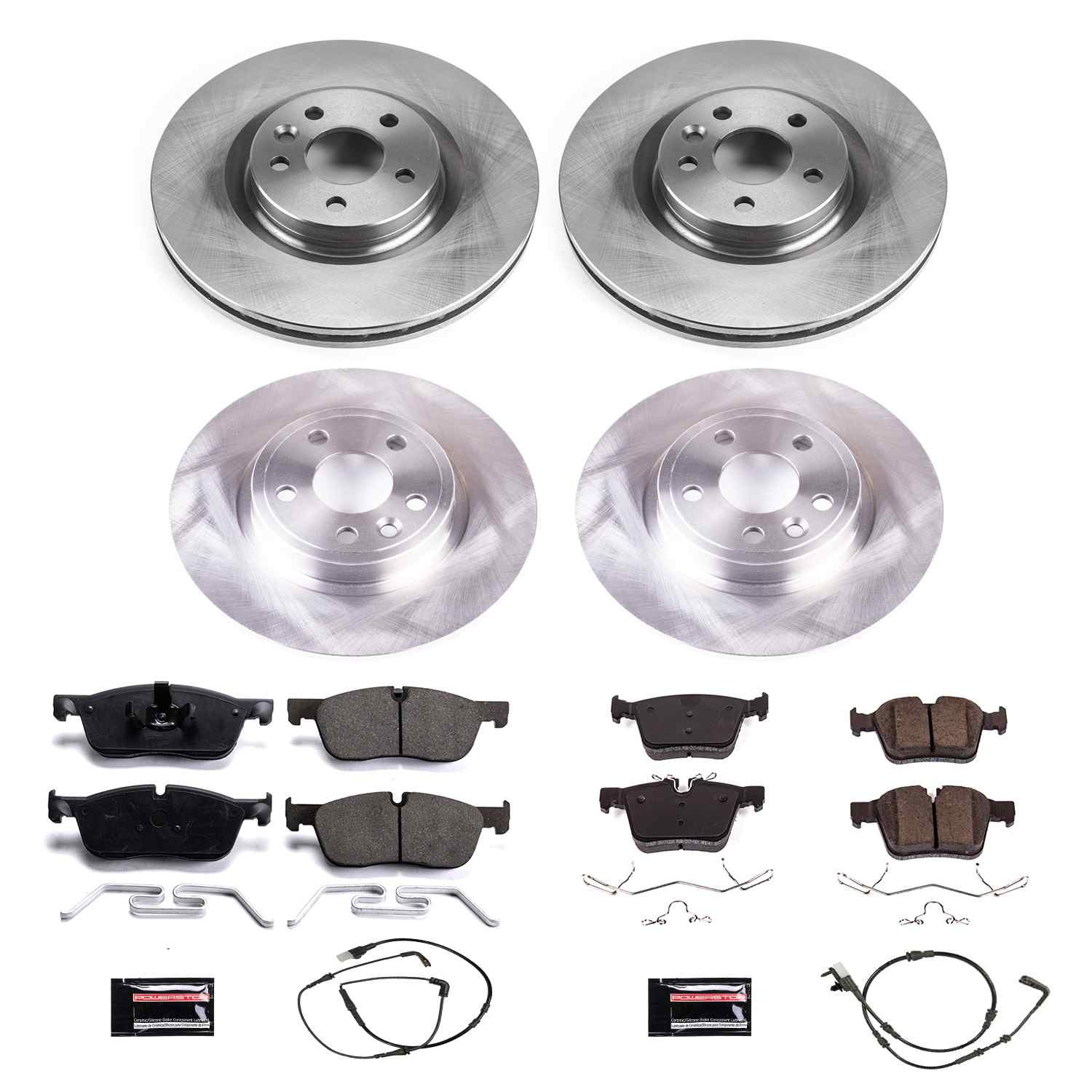 Power Stop 18-19 Land Rover Discovery Sport Front & Rear Autospecialty Brake Kit