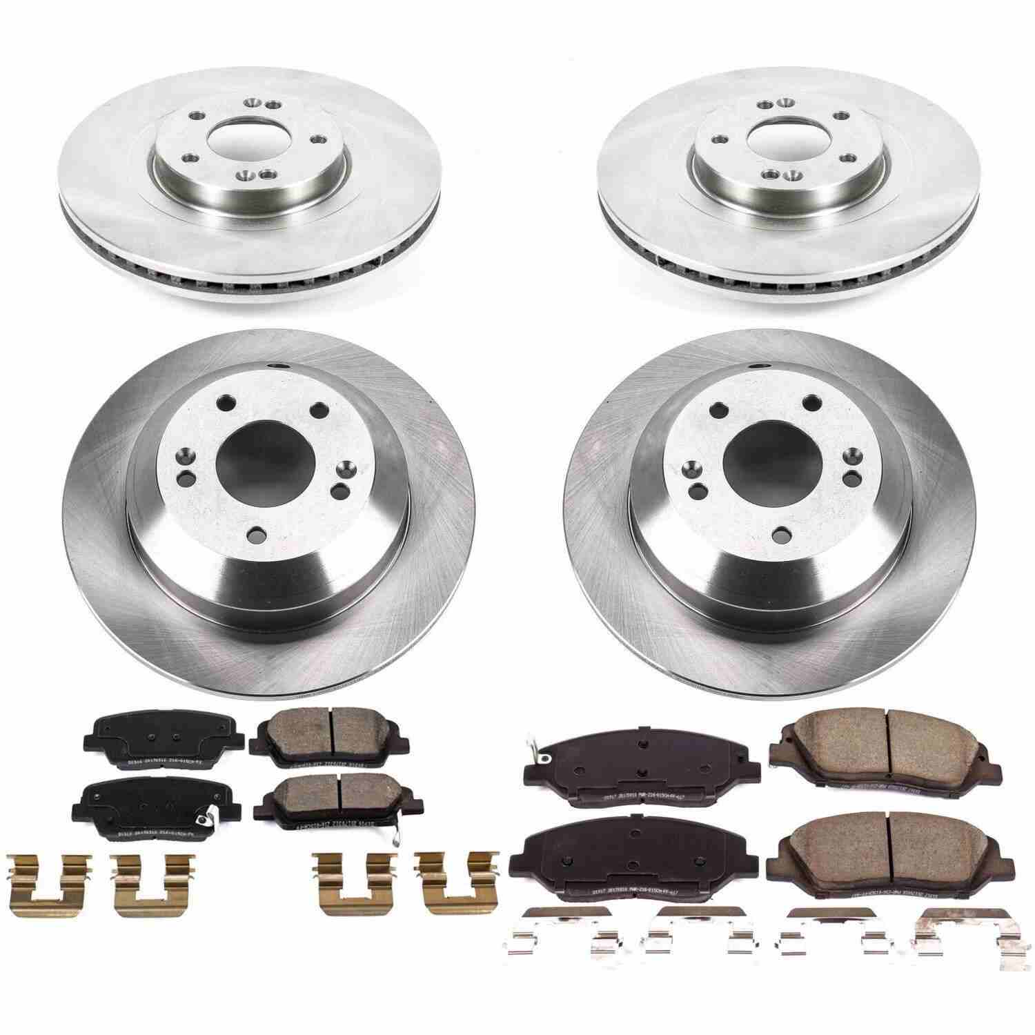 Power Stop 2019 Hyundai Santa Fe XL Front & Rear Autospecialty Brake Kit