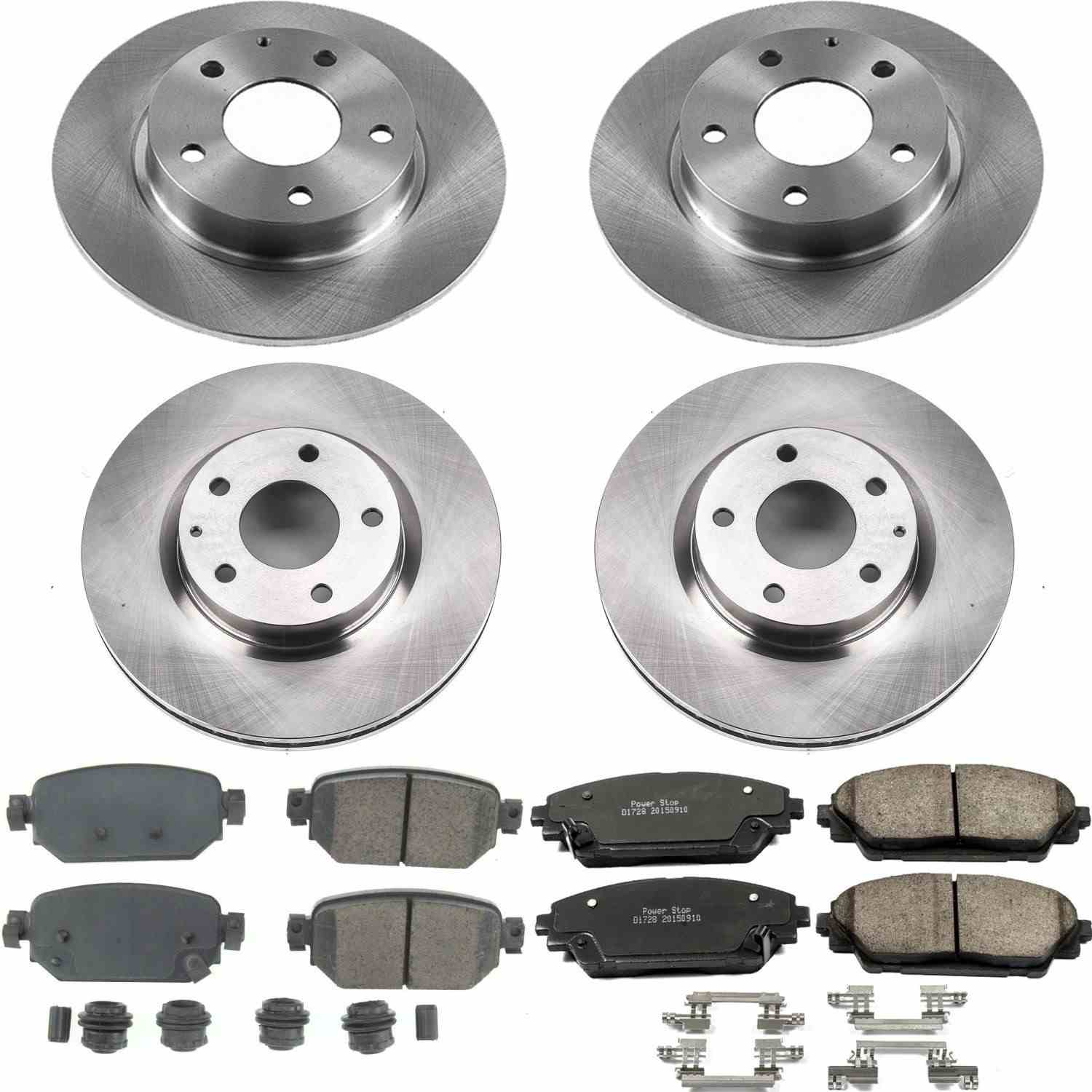 Power Stop 17-18 Mazda 3 Front & Rear Autospecialty Brake Kit