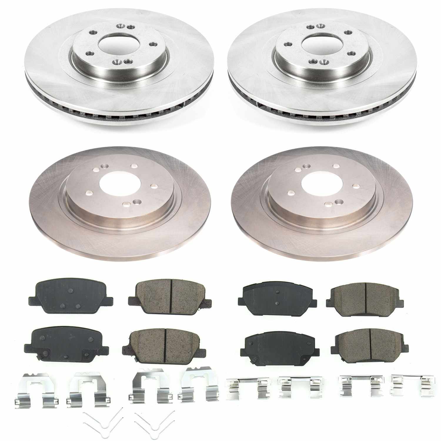 Power Stop 2019 Hyundai Santa Fe Front & Rear Autospecialty Brake Kit