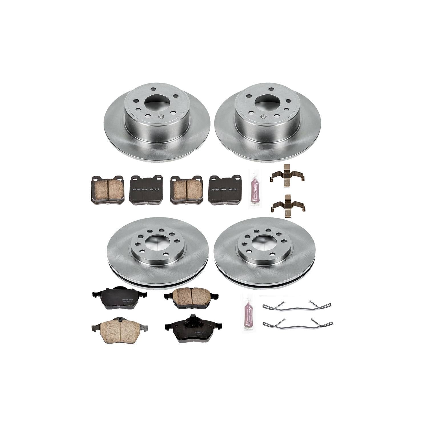 Power Stop 97-98 Saab 900 Front & Rear Autospecialty Brake Kit