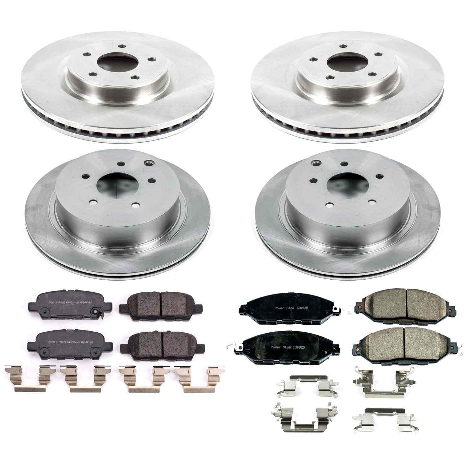 Power Stop 2019 Infiniti QX60 Front & Rear Autospecialty Brake Kit
