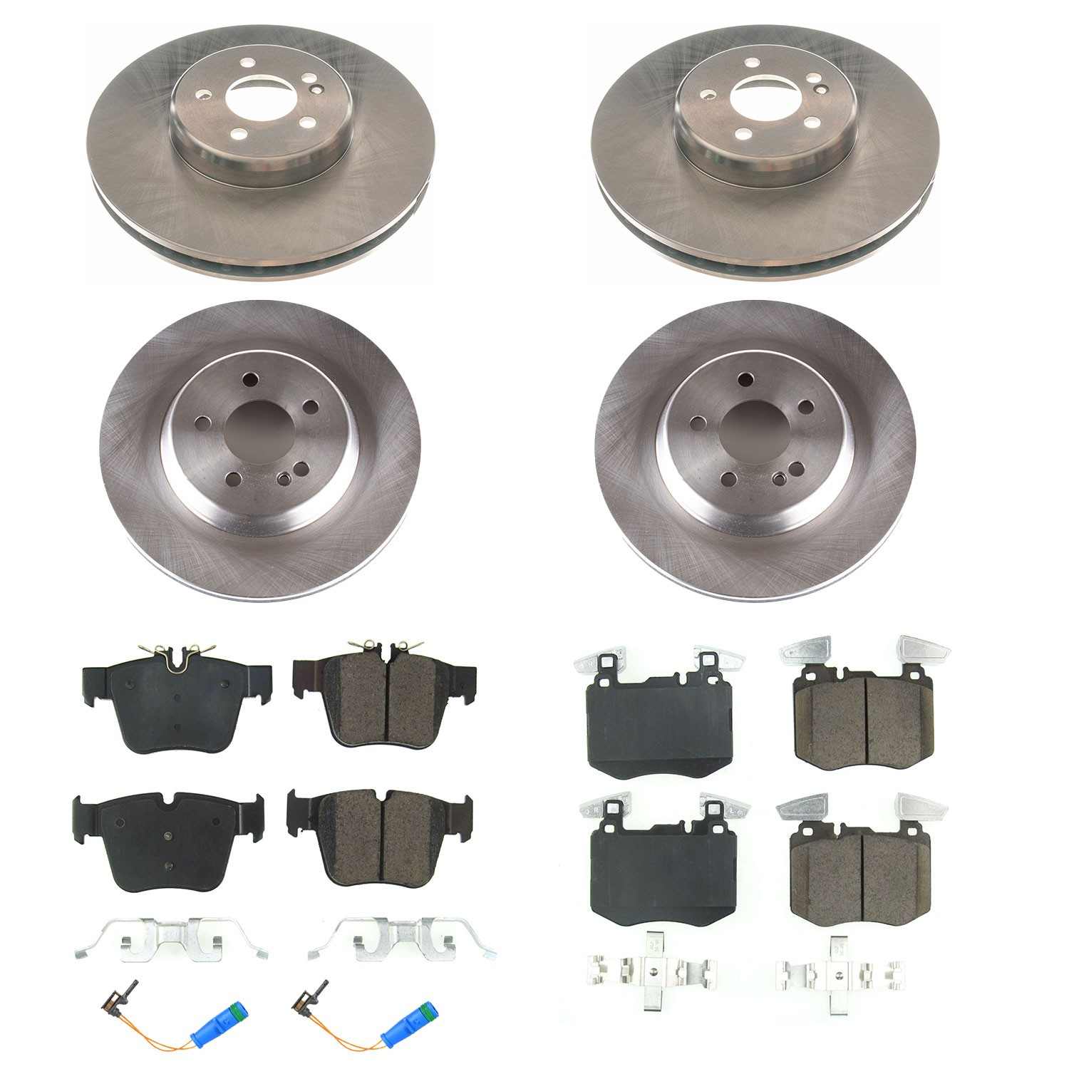 Power Stop 2019 Mercedes-Benz GLC300 Front & Rear Autospecialty Brake Kit