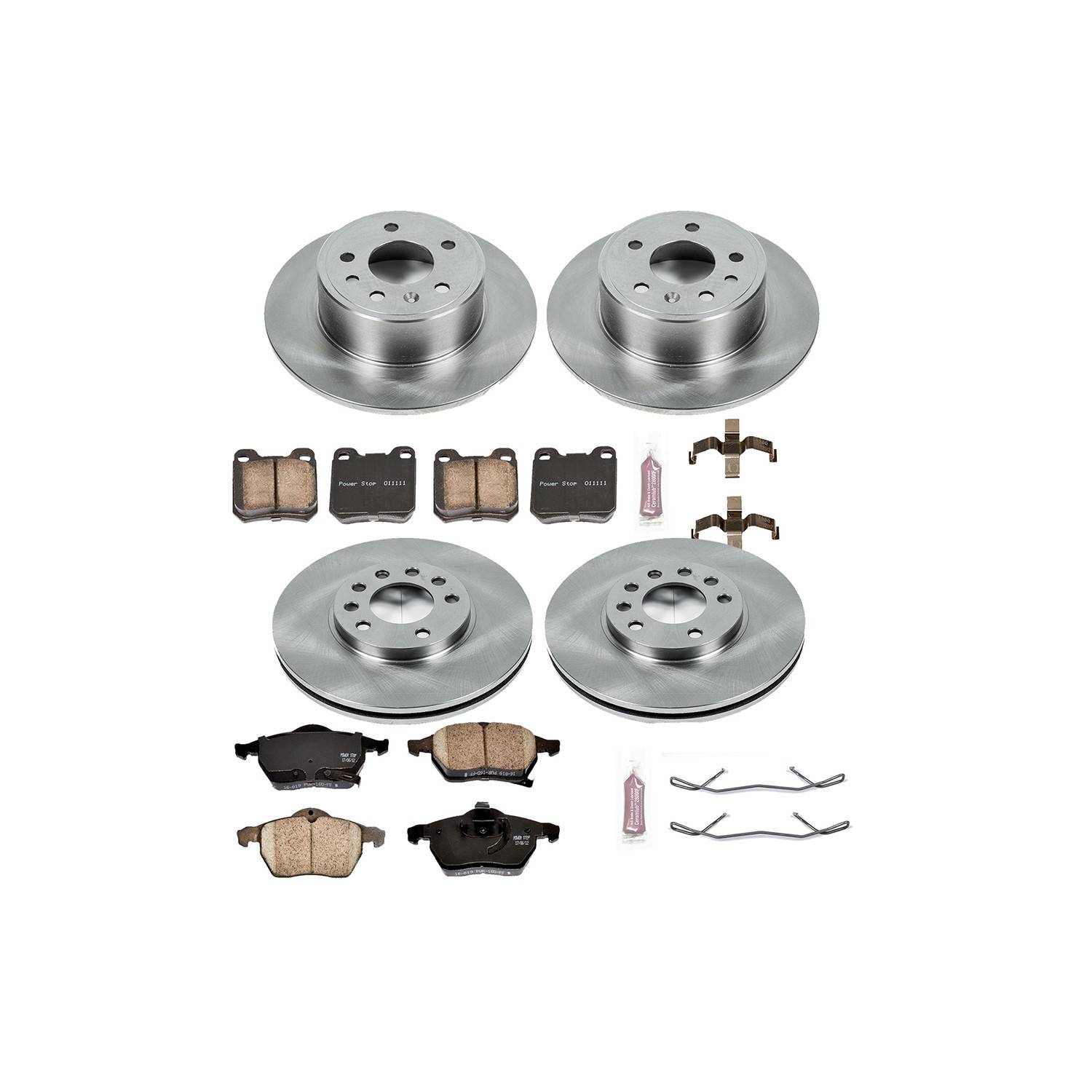 Power Stop 99-03 Saab 9-3 Front & Rear Autospecialty Brake Kit