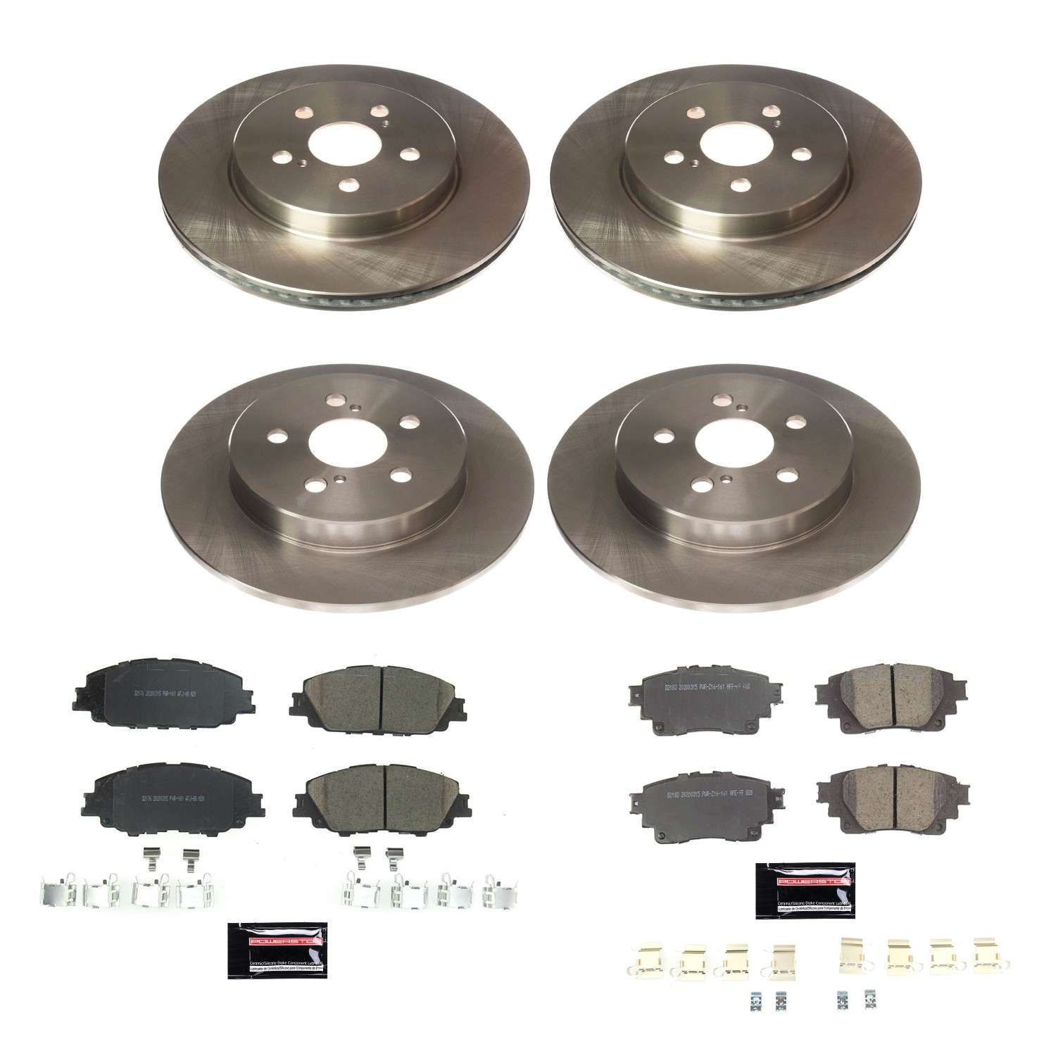 Power Stop 2019 Toyota Corolla Front & Rear Autospecialty Brake Kit