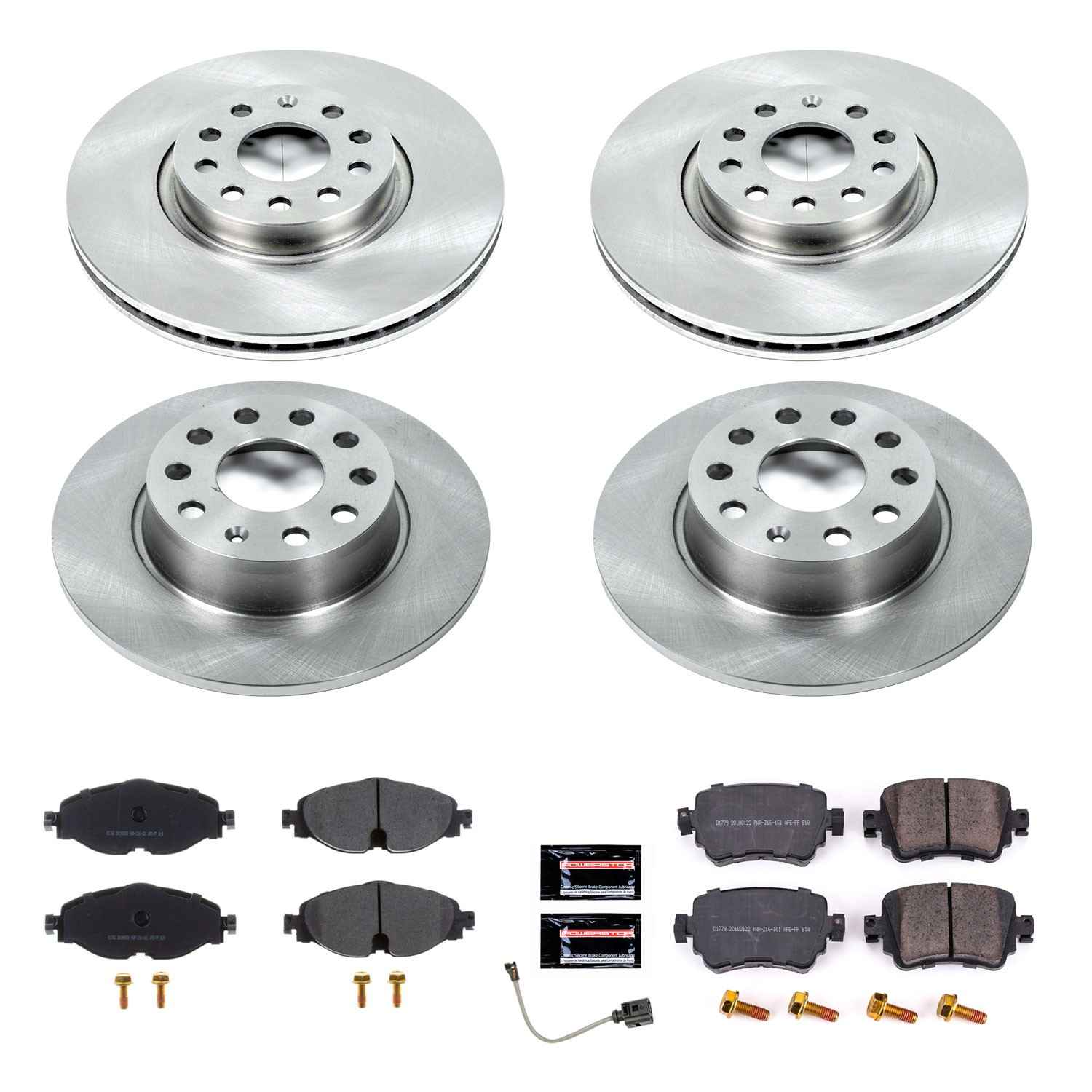 Power Stop 2019 Volkswagen Golf Alltrack Front & Rear Autospecialty Brake Kit