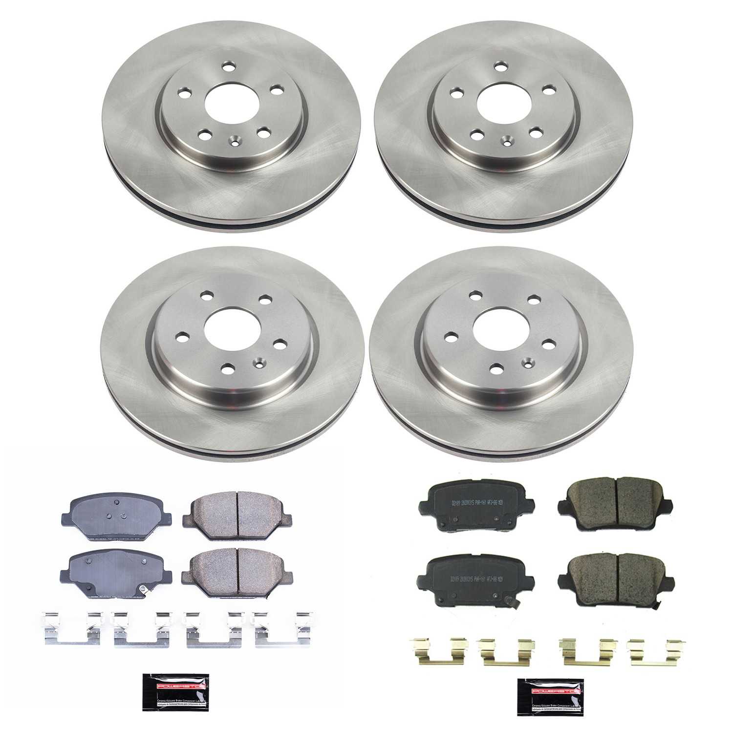 Power Stop 2019 Cadillac XT4 Front & Rear Autospecialty Brake Kit