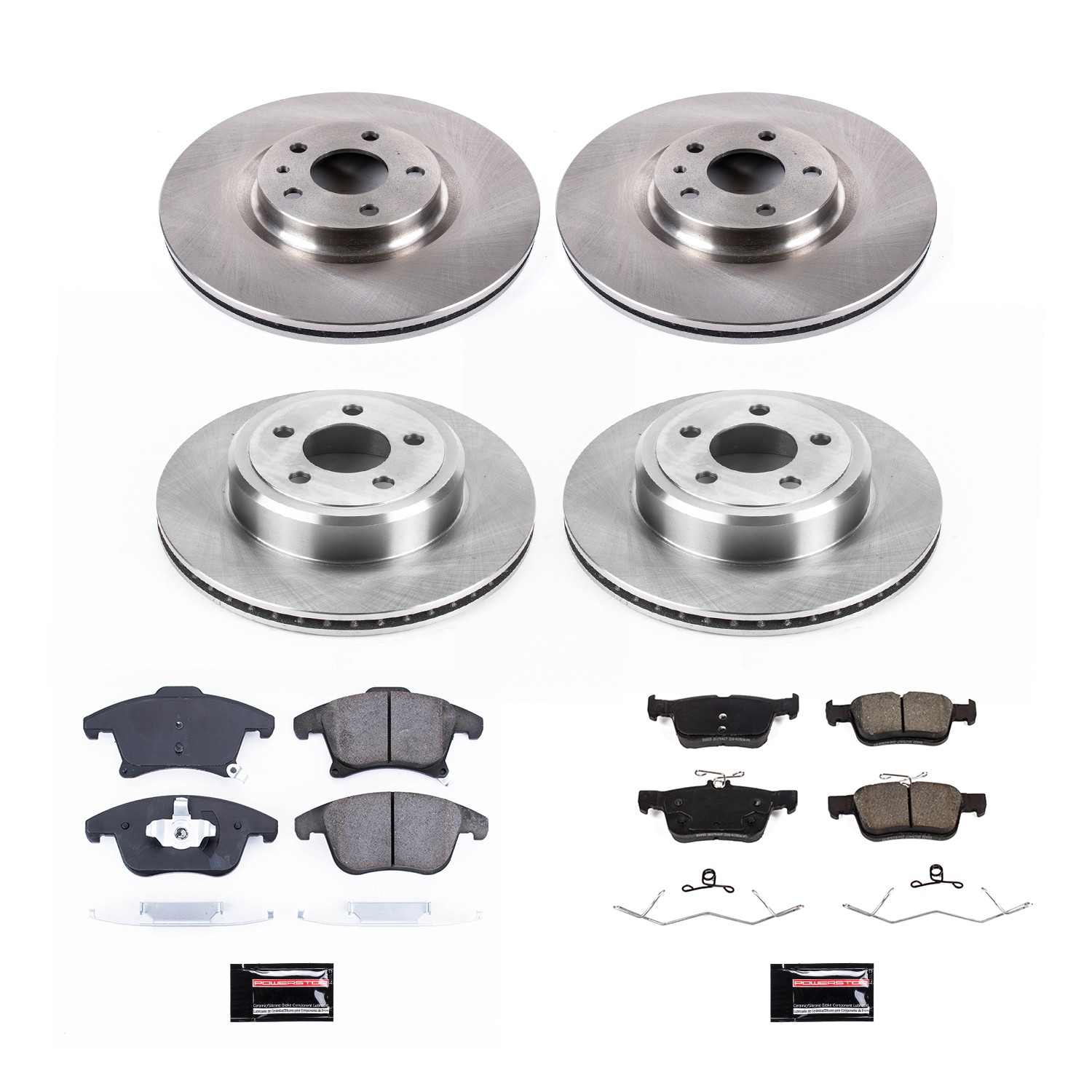 Power Stop 2020 Ford Fusion Front & Rear Autospecialty Brake Kit
