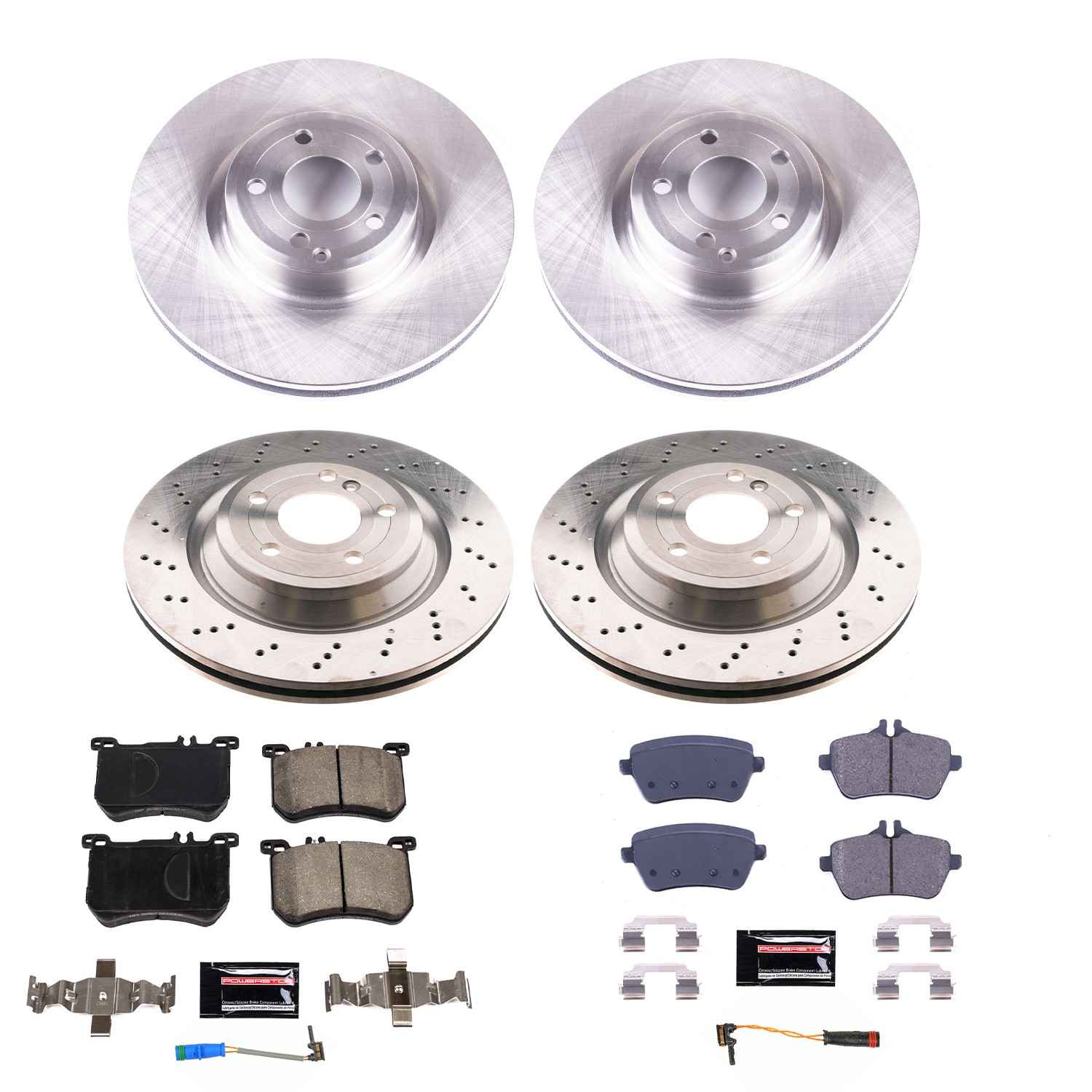 Power Stop 19-20 Mercedes-Benz SL550 Front & Rear Autospecialty Brake Kit