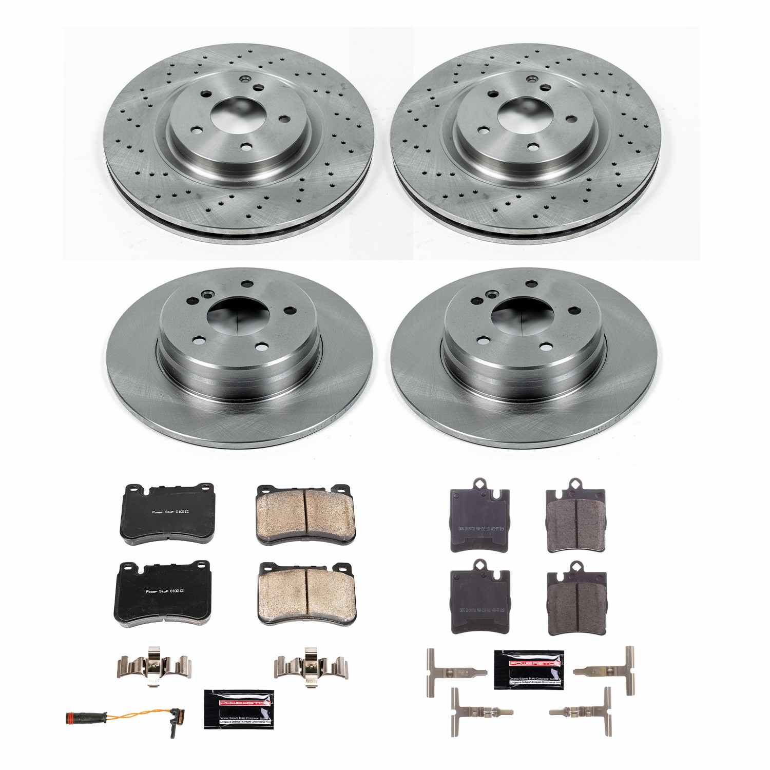 Power Stop 06-08 Mercedes-Benz SLK280 Front & Rear Autospecialty Brake Kit