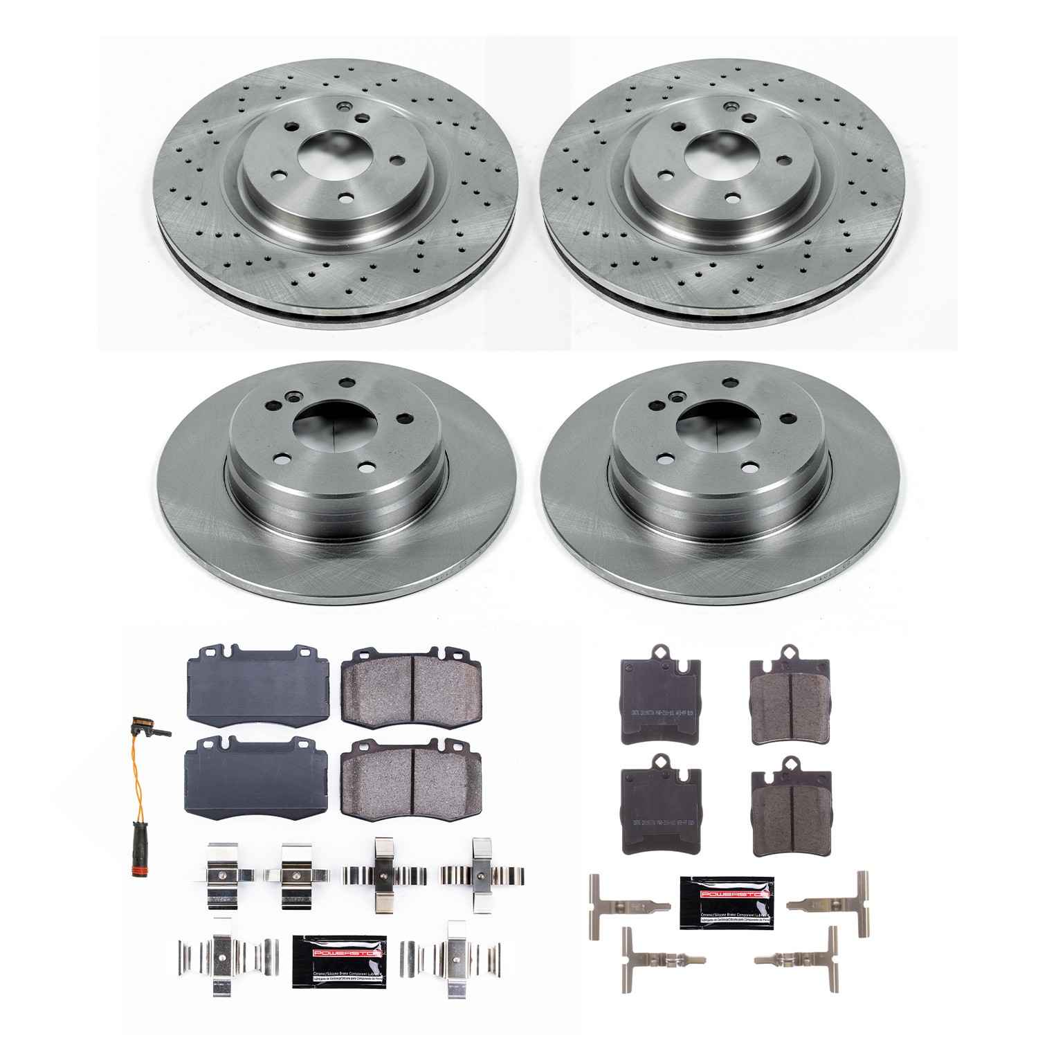 Power Stop 05-06 Mercedes-Benz SLK350 Front & Rear Autospecialty Brake Kit