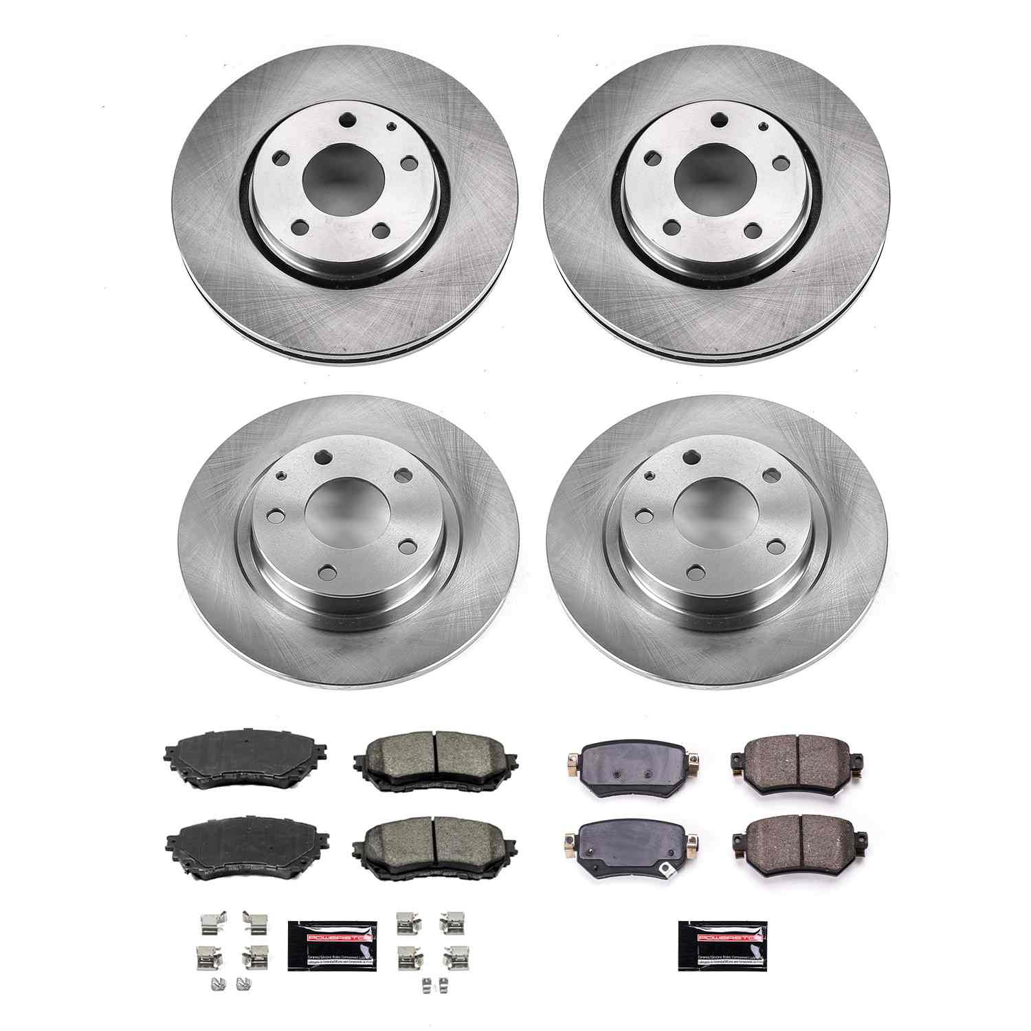 Power Stop 2021 Mazda 6 Front & Rear Autospecialty Brake Kit