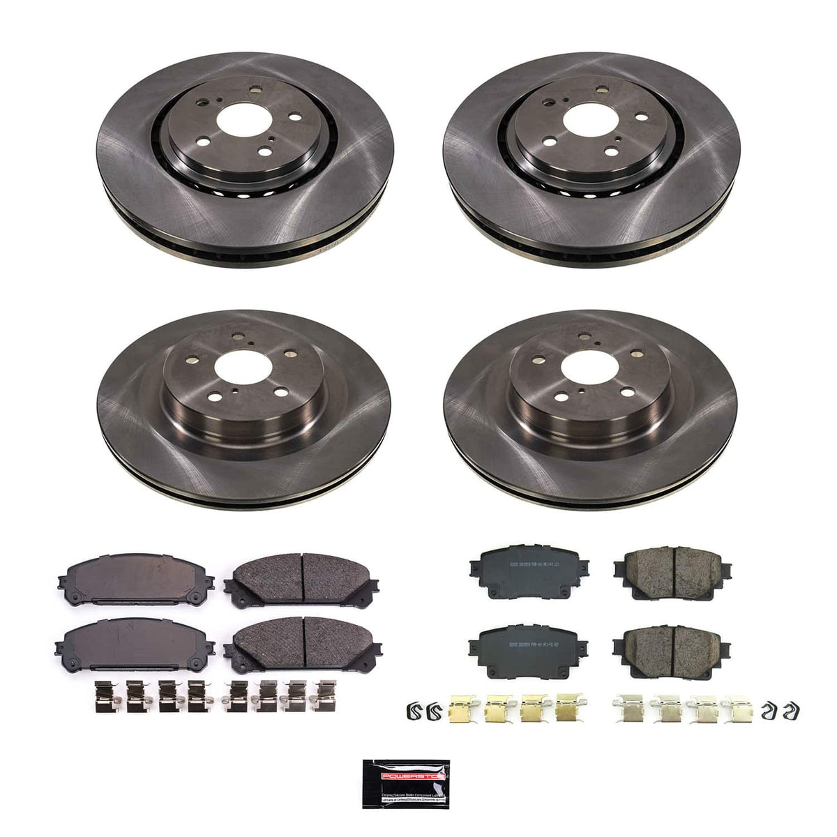 Power Stop 2020 Ford Transit-350 Front and Rear Autospecialty Brake Kit