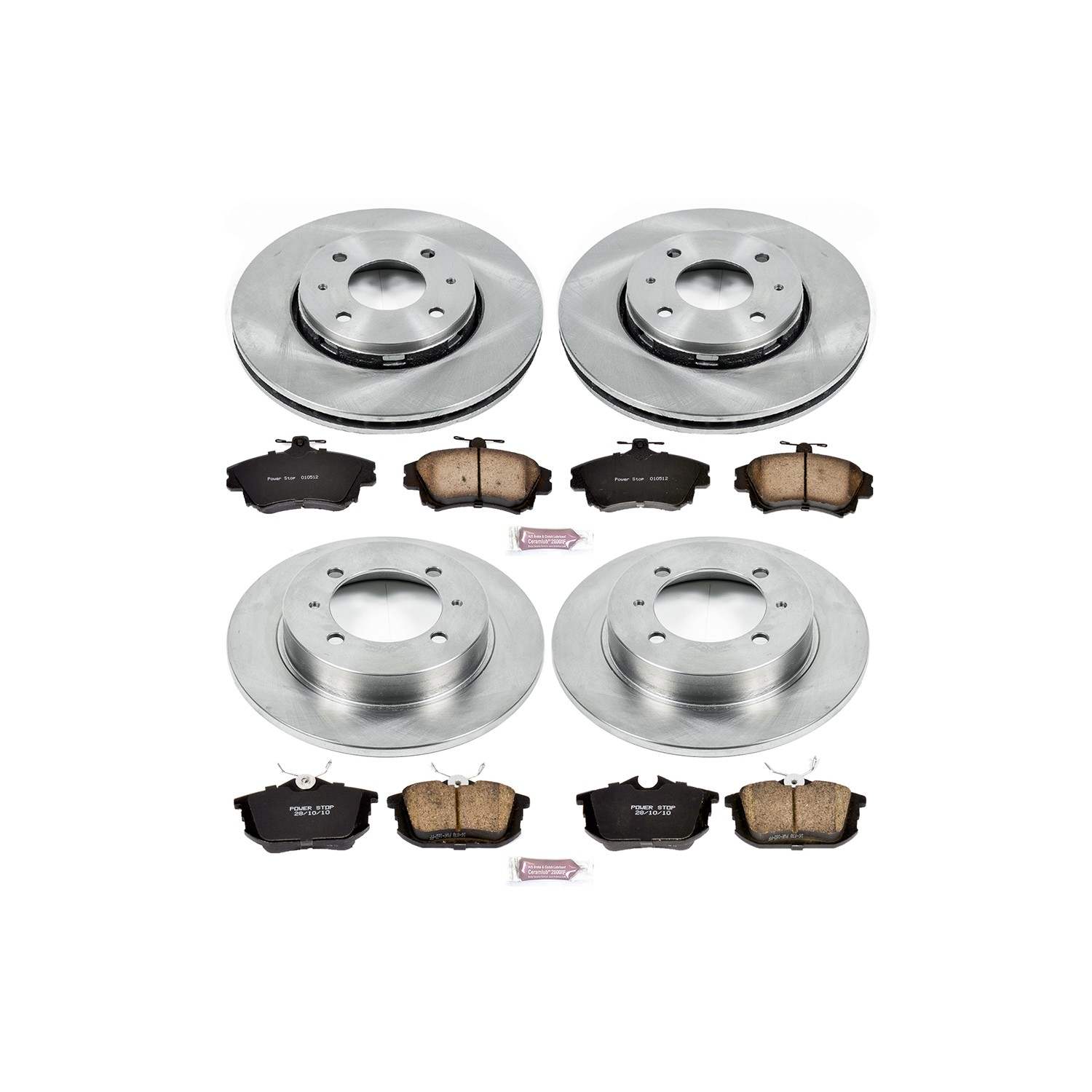 Power Stop 00-04 Volvo S40 Front & Rear Autospecialty Brake Kit