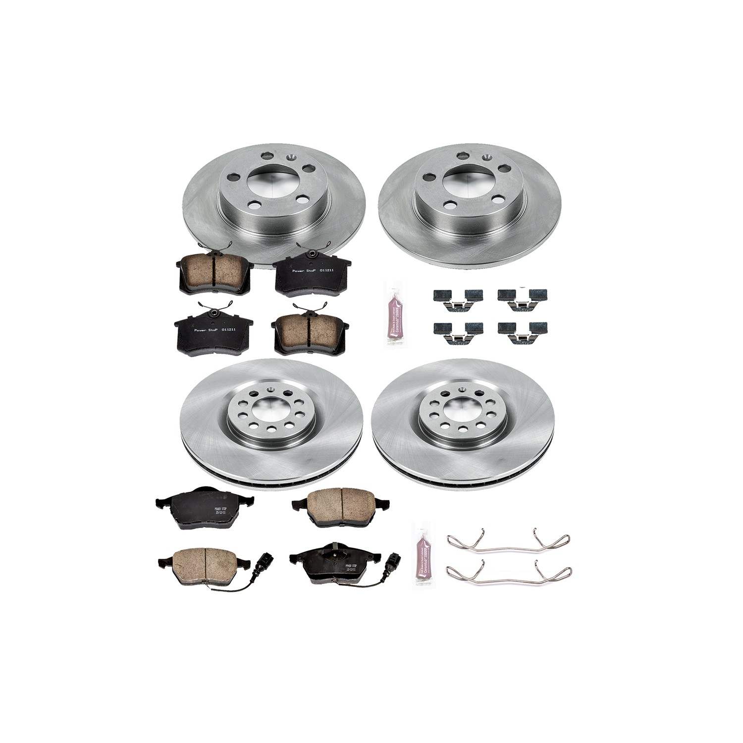 Power Stop 99-06 Audi TT Front & Rear Autospecialty Brake Kit