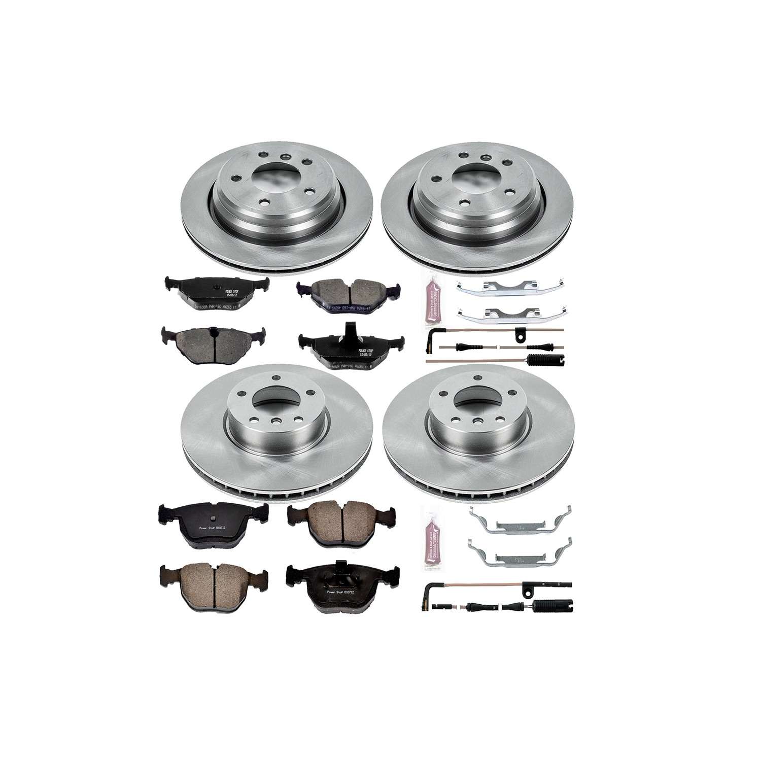 Power Stop 00-03 BMW 540i Front & Rear Autospecialty Brake Kit