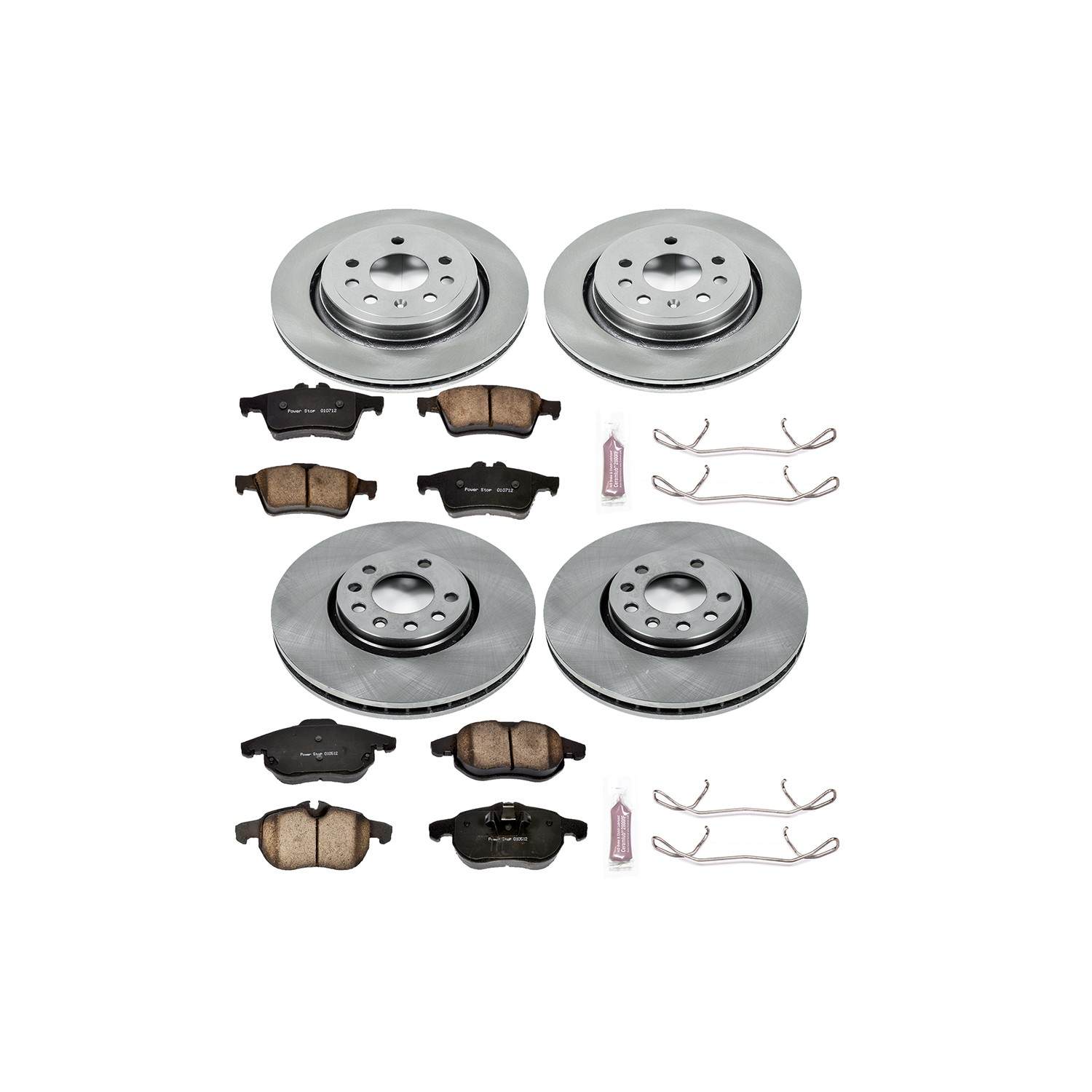 Power Stop 03-11 Saab 9-3 Front & Rear Autospecialty Brake Kit