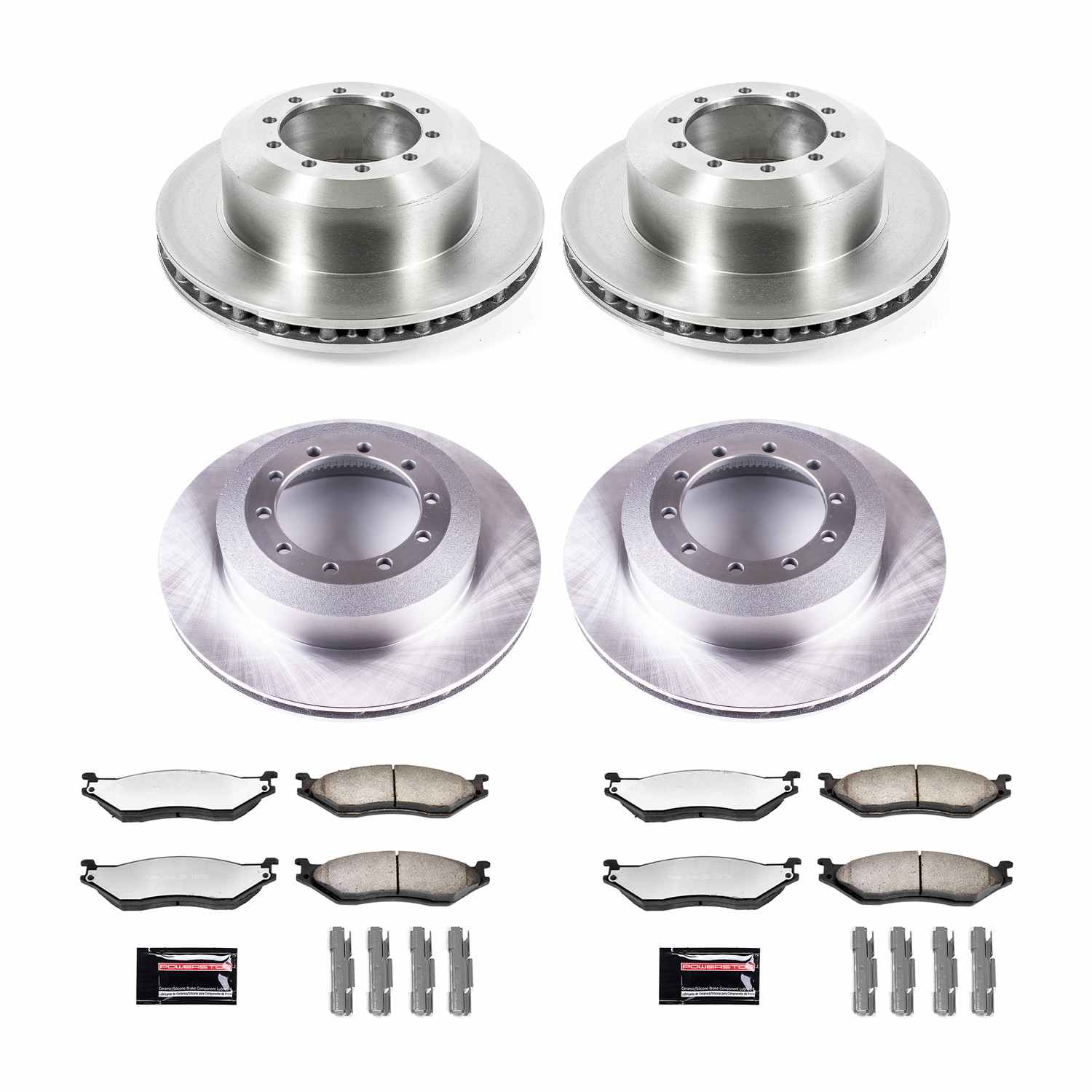 Power Stop 01-04 Ford F53 Front & Rear Medium Duty Kit
