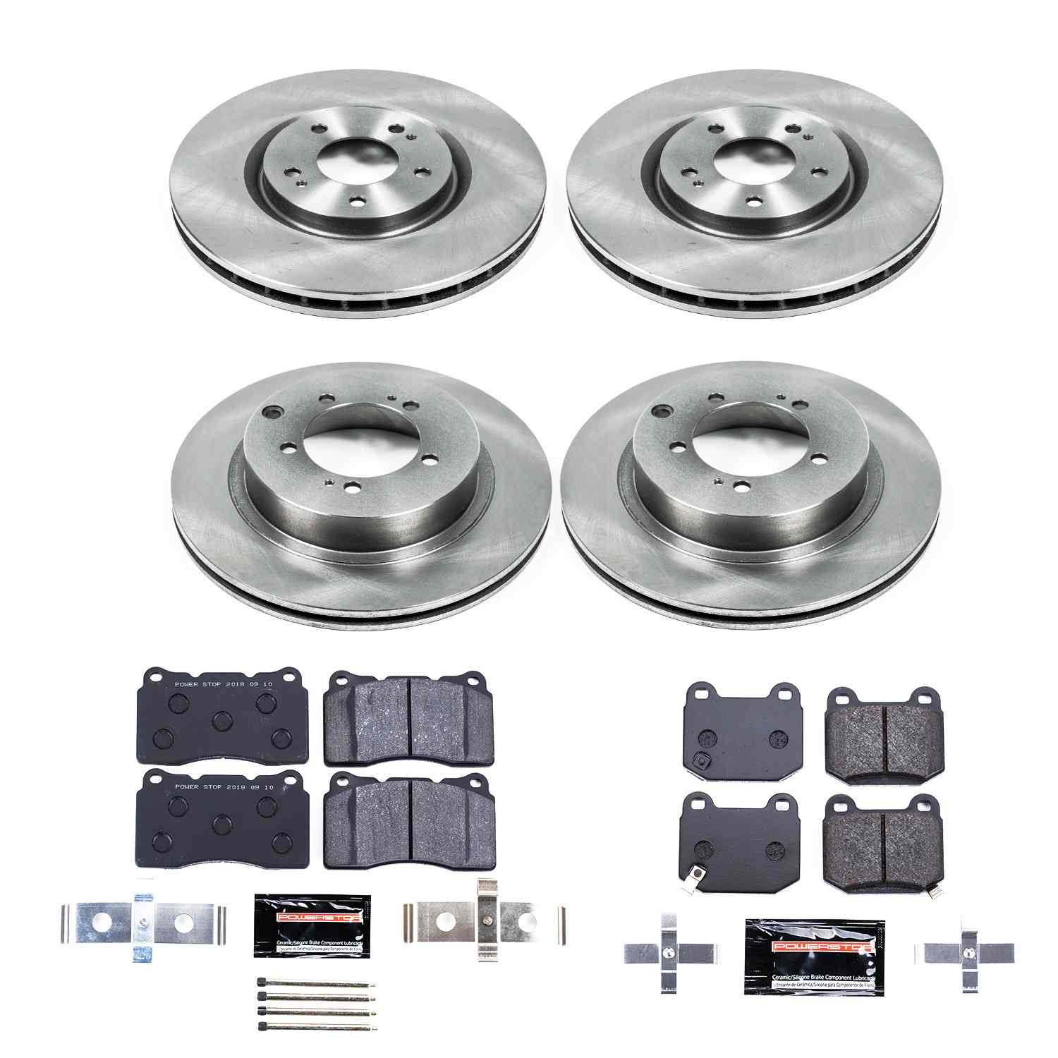 Power Stop 03-06 Mitsubishi Lancer Front & Rear Track Day Brake Kit