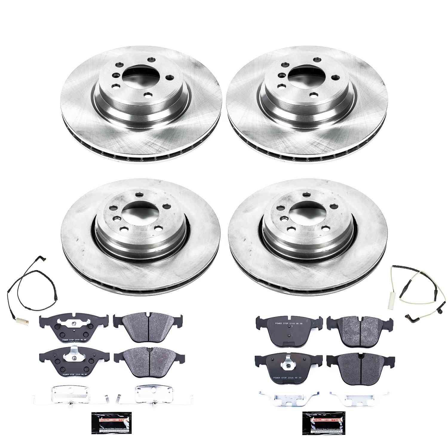 Power Stop 02-05 BMW 745i Front & Rear Track Day Brake Kit
