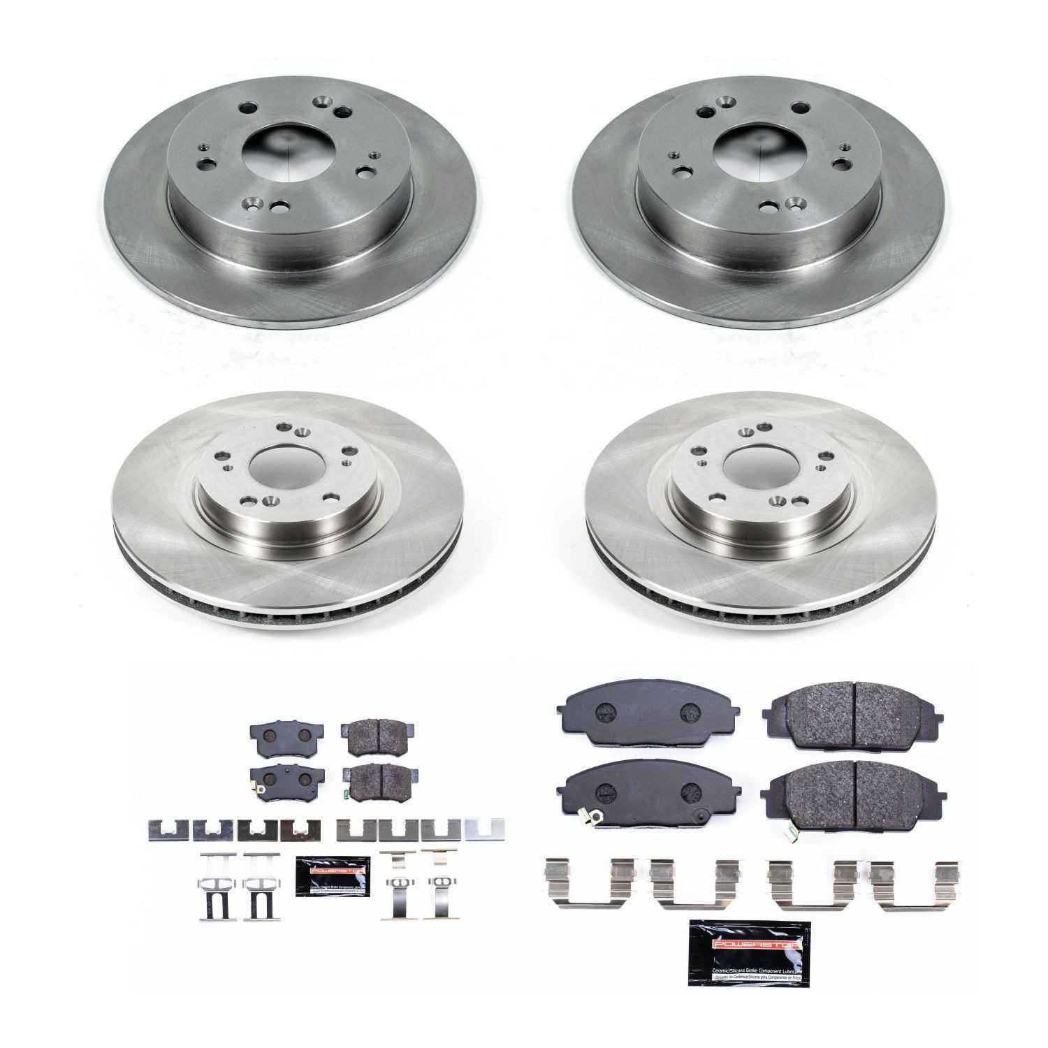 Power Stop 06-11 Honda Civic Front & Rear Track Day Brake Kit