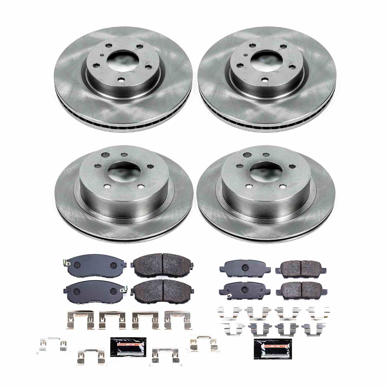 Power Stop 03-05 Infiniti G35 Front & Rear Track Day Brake Kit