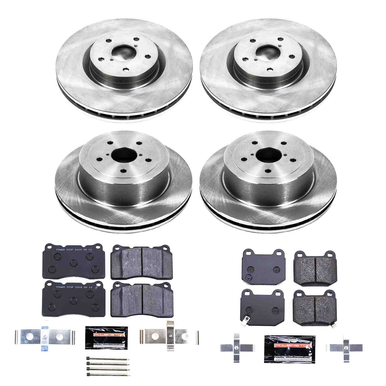 Power Stop 05-07 Subaru Impreza Front & Rear Track Day Brake Kit