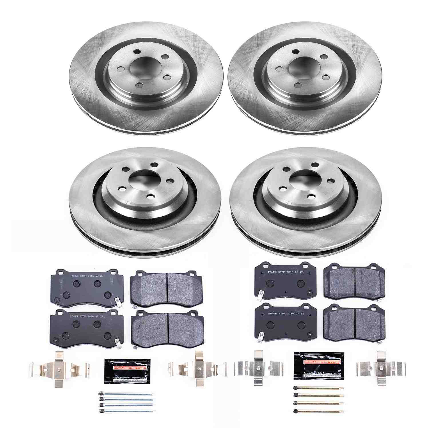 Power Stop 05-10 Chrysler 300 Front & Rear Track Day Brake Kit