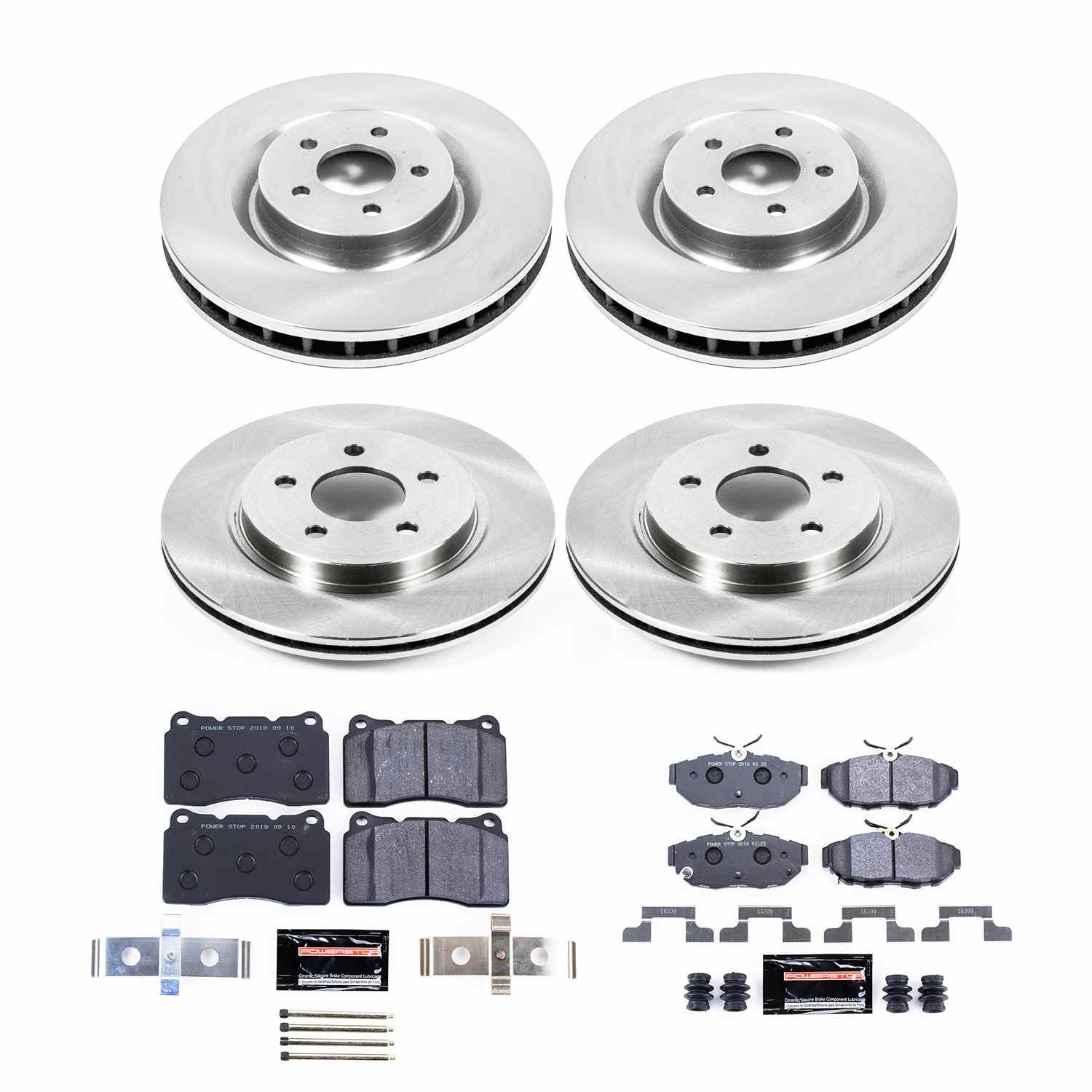 Power Stop 11-14 Ford Mustang Front & Rear Track Day Brake Kit