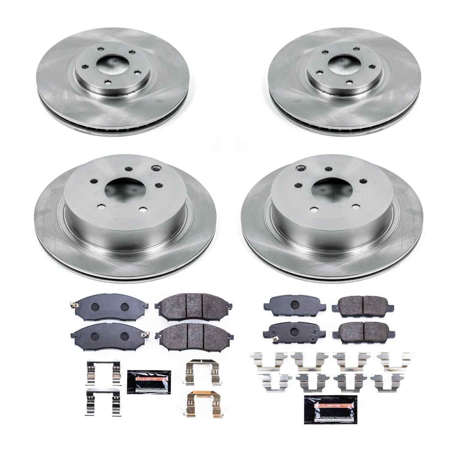 Power Stop 11-14 Nissan Murano Front & Rear Track Day Brake Kit