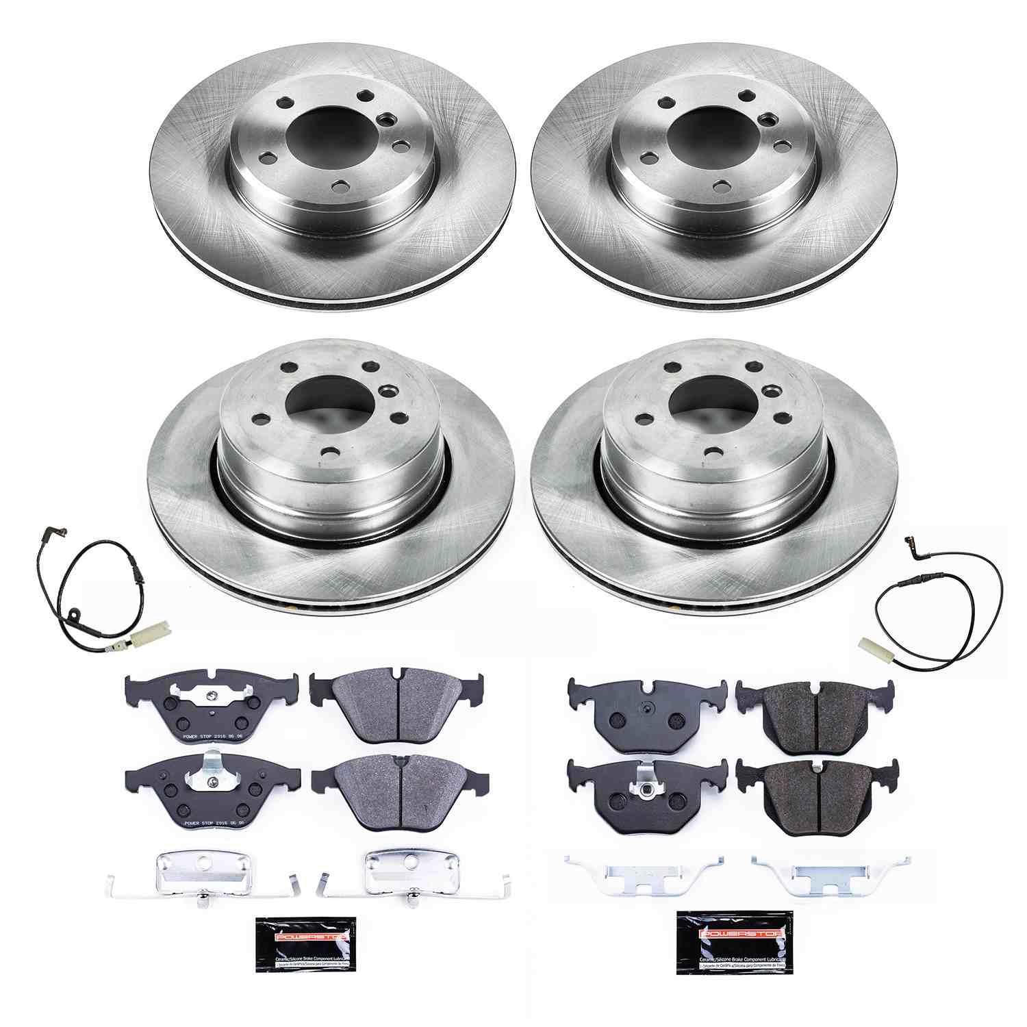 Power Stop 06-07 BMW 530xi Front & Rear Track Day Brake Kit