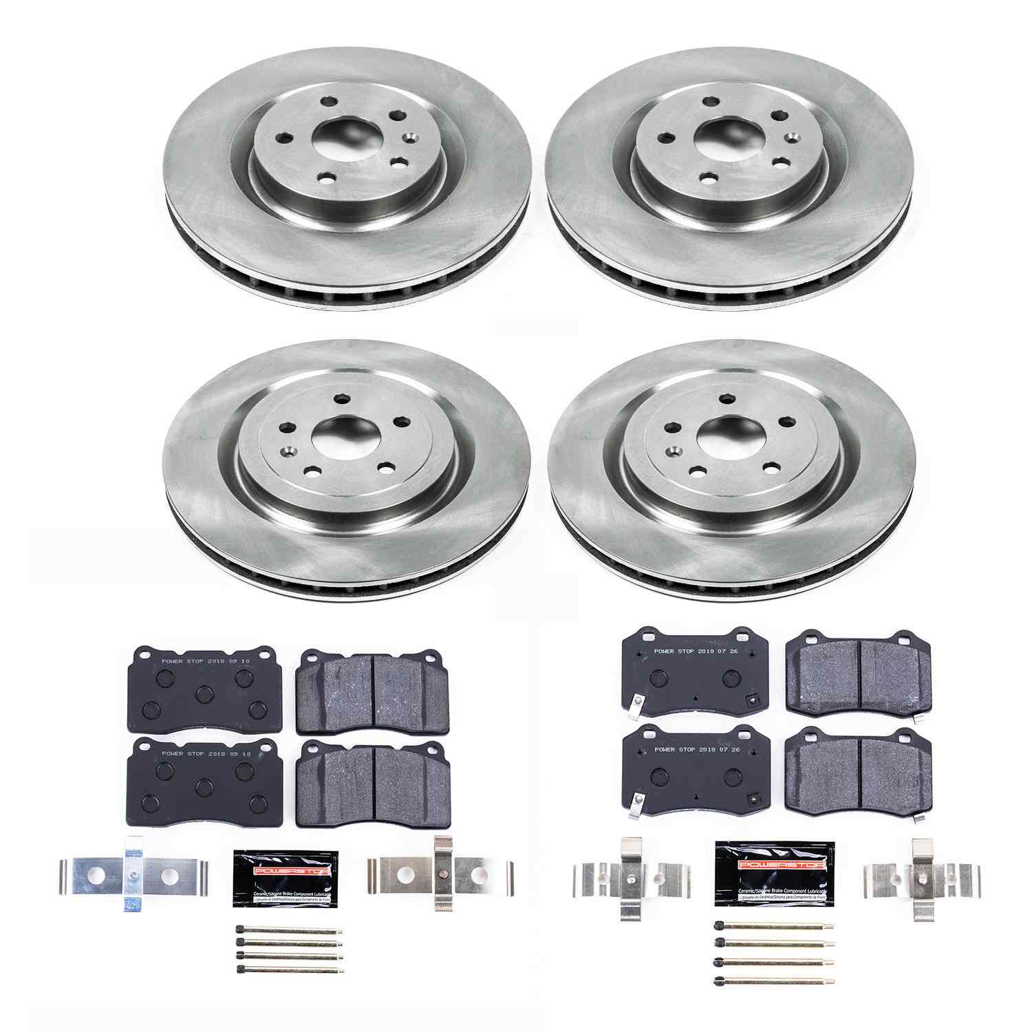 Power Stop 10-15 Chevrolet Camaro Front & Rear Track Day Brake Kit